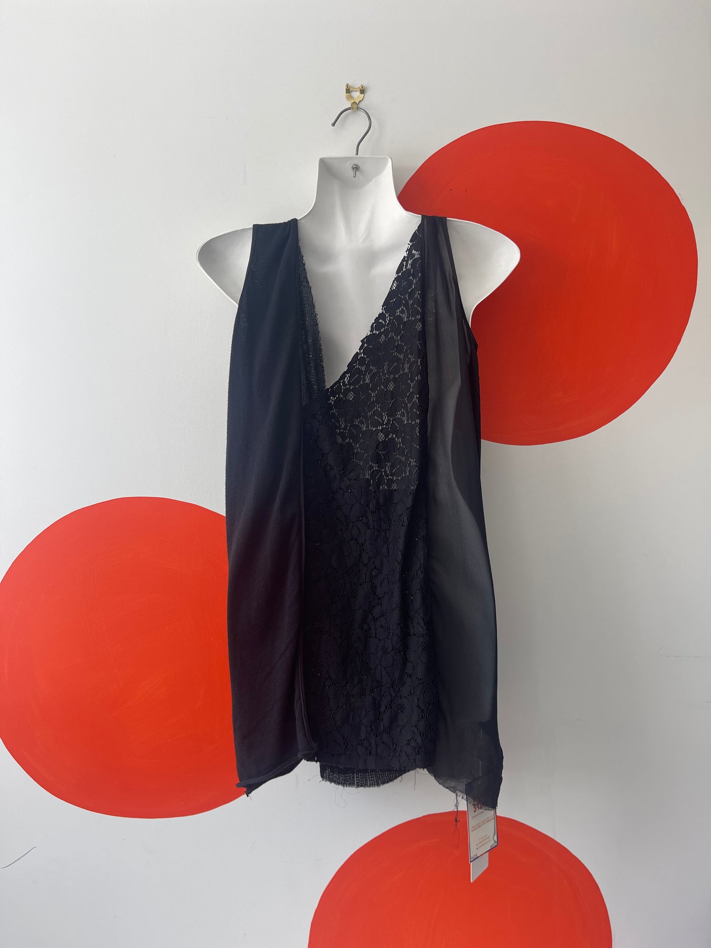 Zambesi 'Voodoo Lounge' Mixed Black Top | 12 / M
