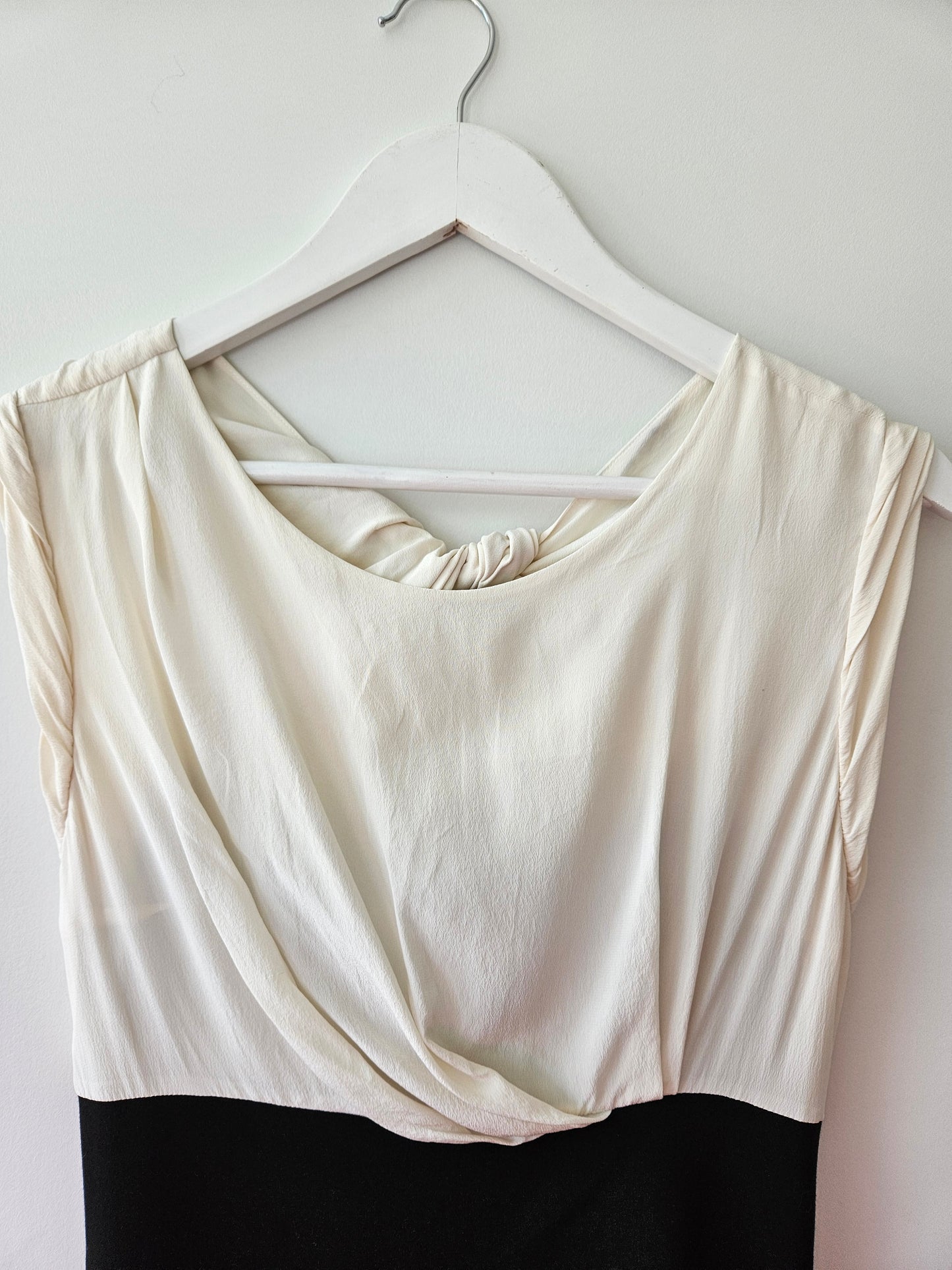 SANDRO Paris Black-White Mini Dress Sz 10