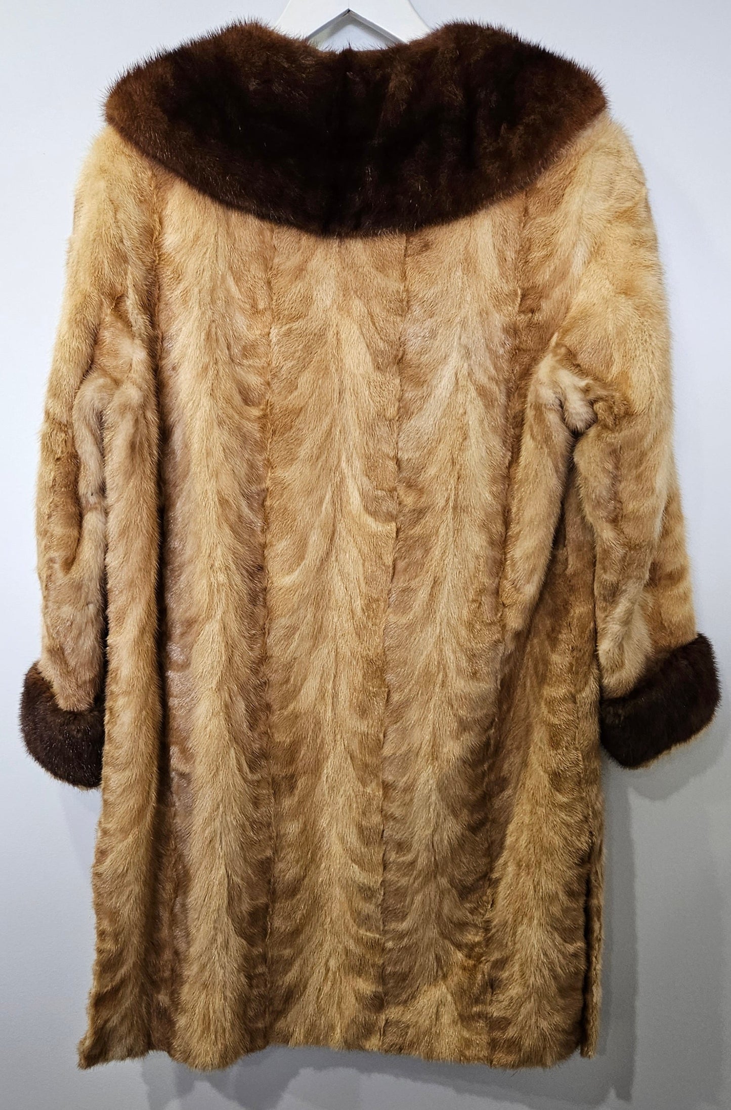 VINTAGE Real Fur Jacket Sz S