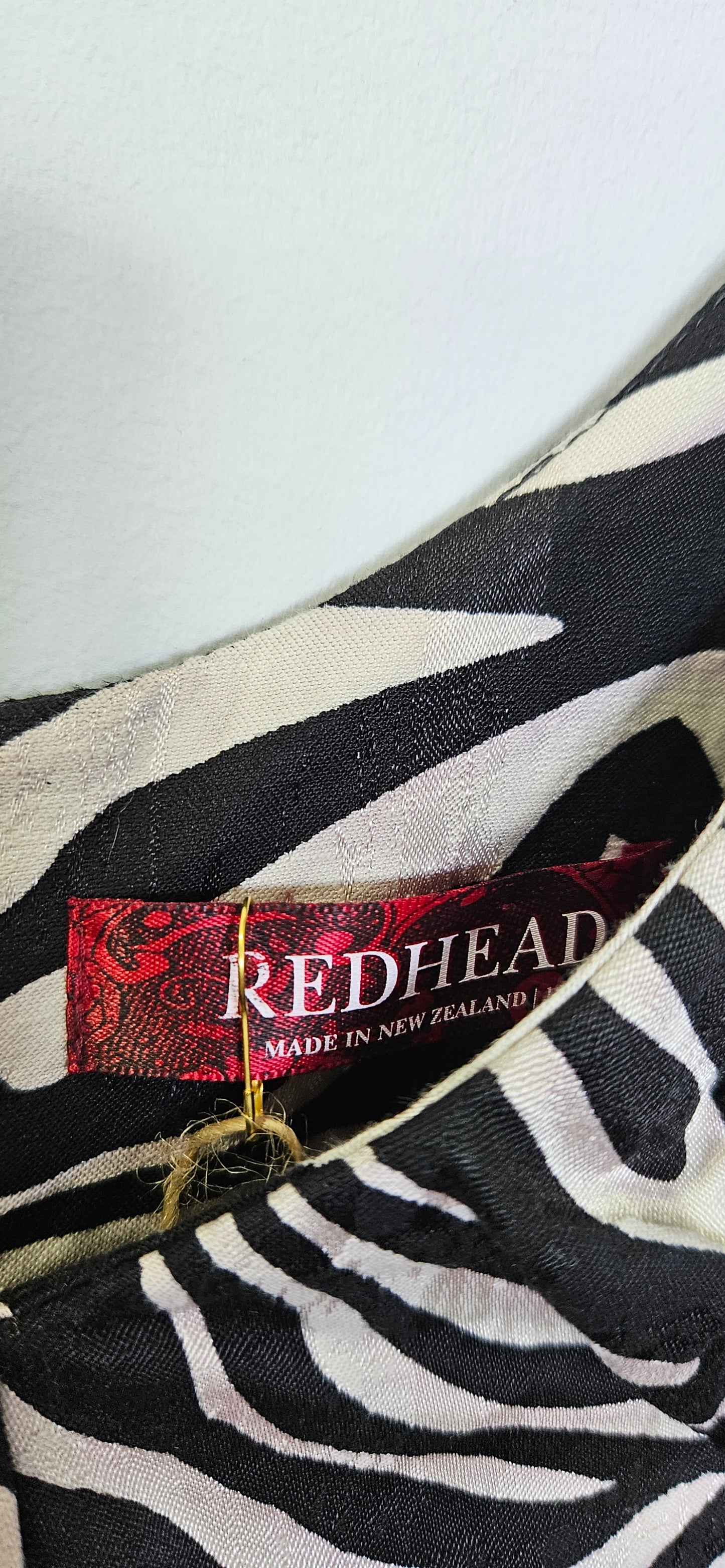 VINTAGE Zebra Print Summer Dress Sz 12