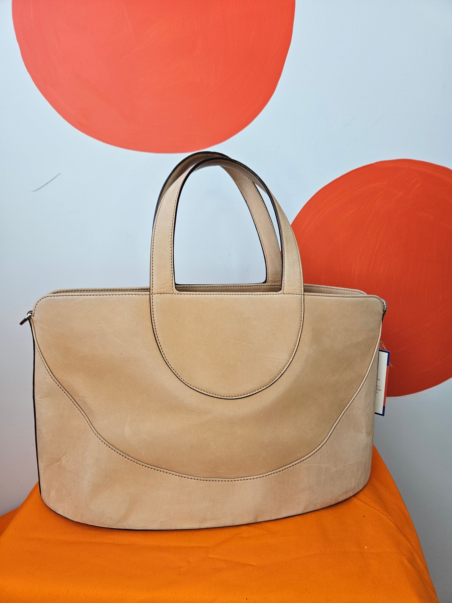 BVLGARI Nude Leather Handbag