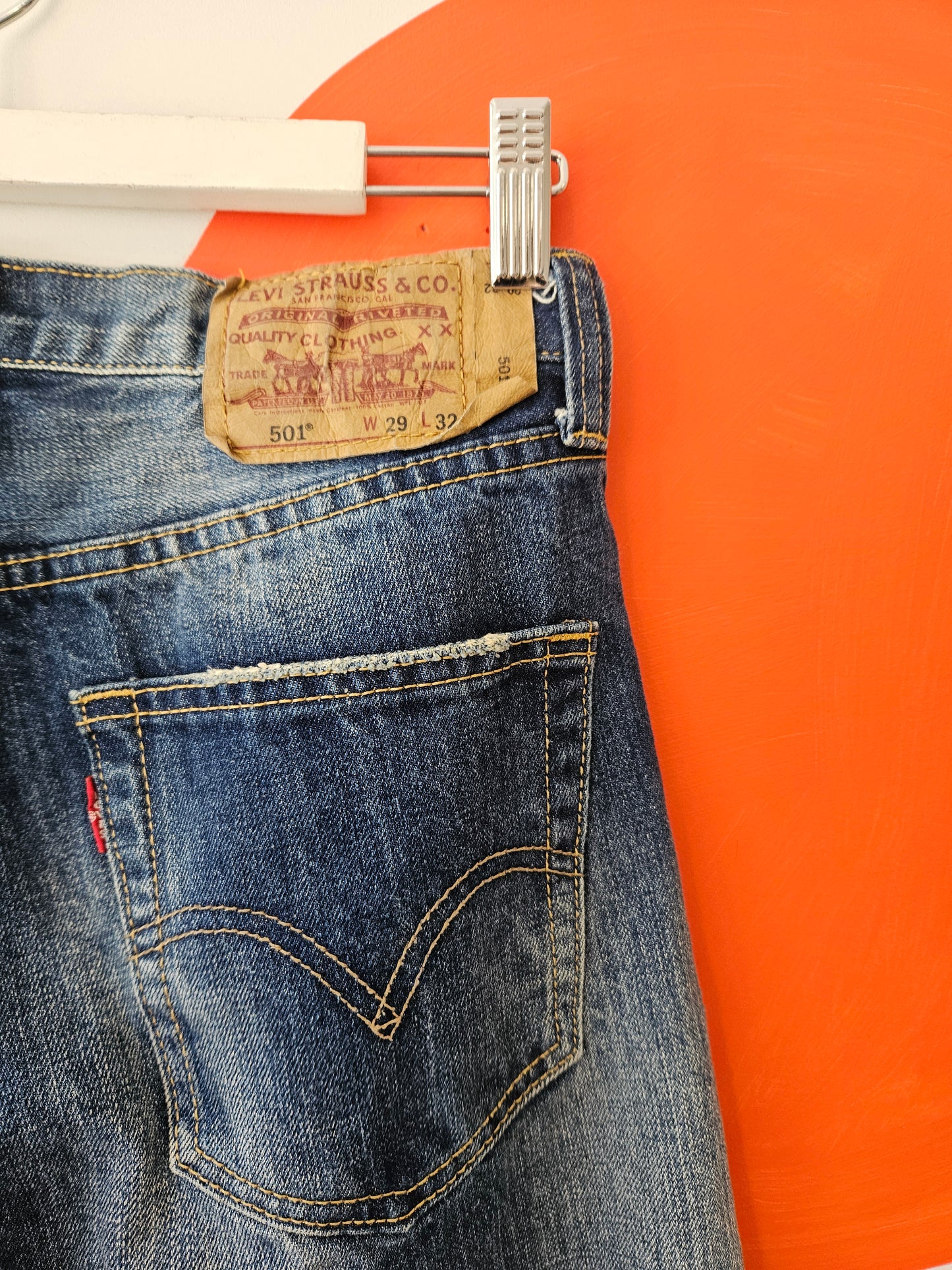 Levi's 501 Faded Men's Straight Leg Jeans