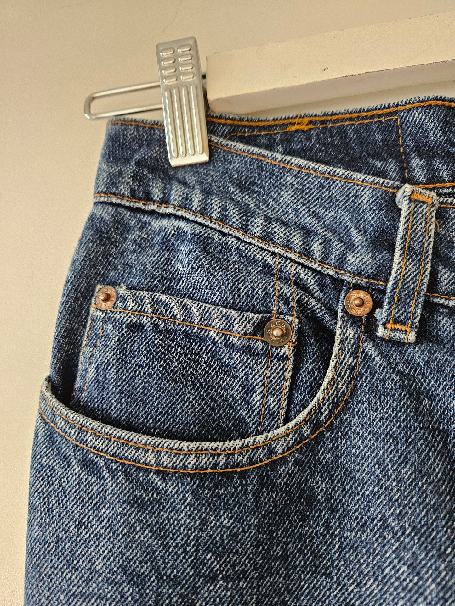 Levi's Vintage High Waisted Straight Leg Jeans