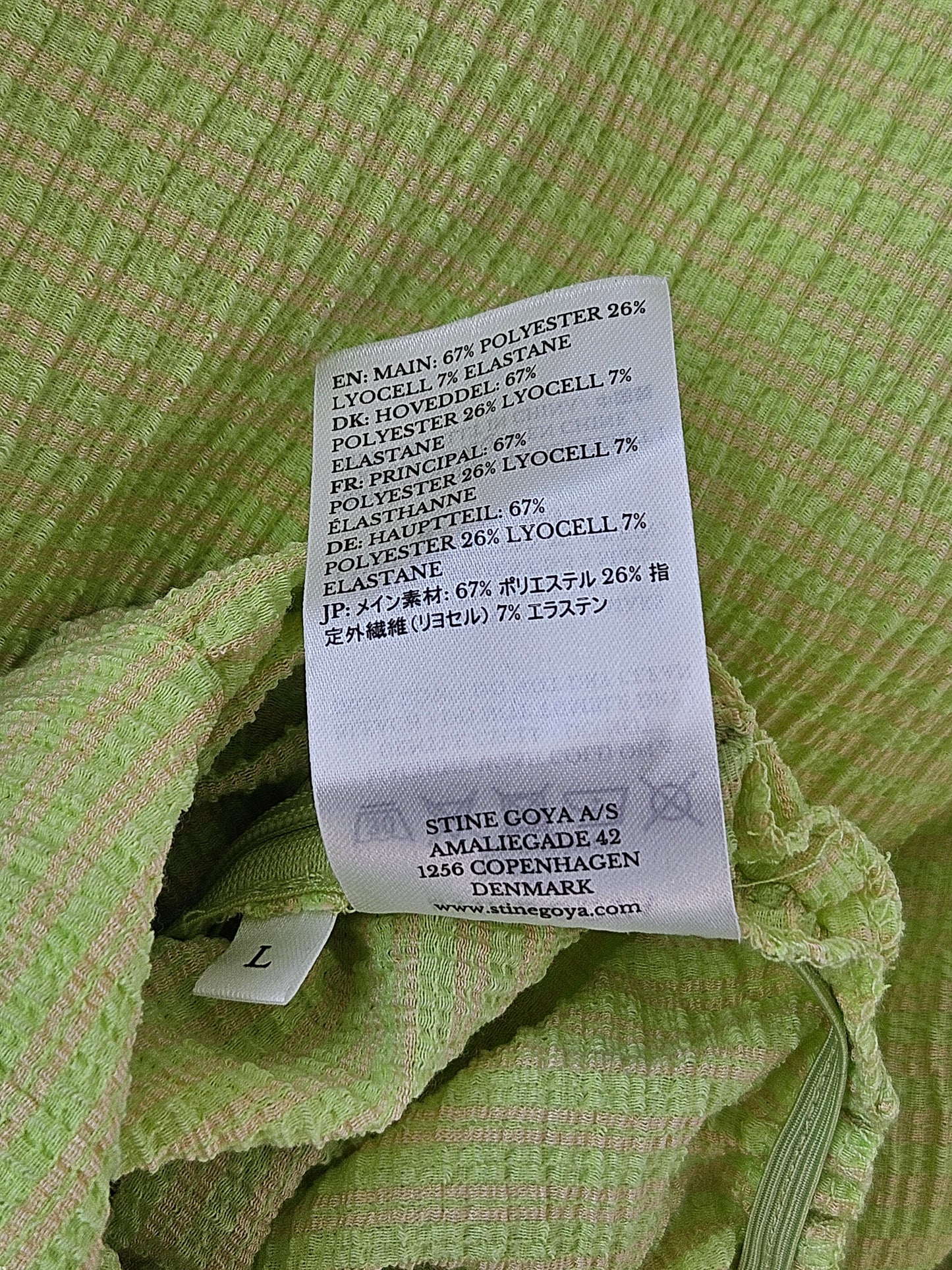 STINE GOYA Neon Green Bodycon Dress - SIZE 12