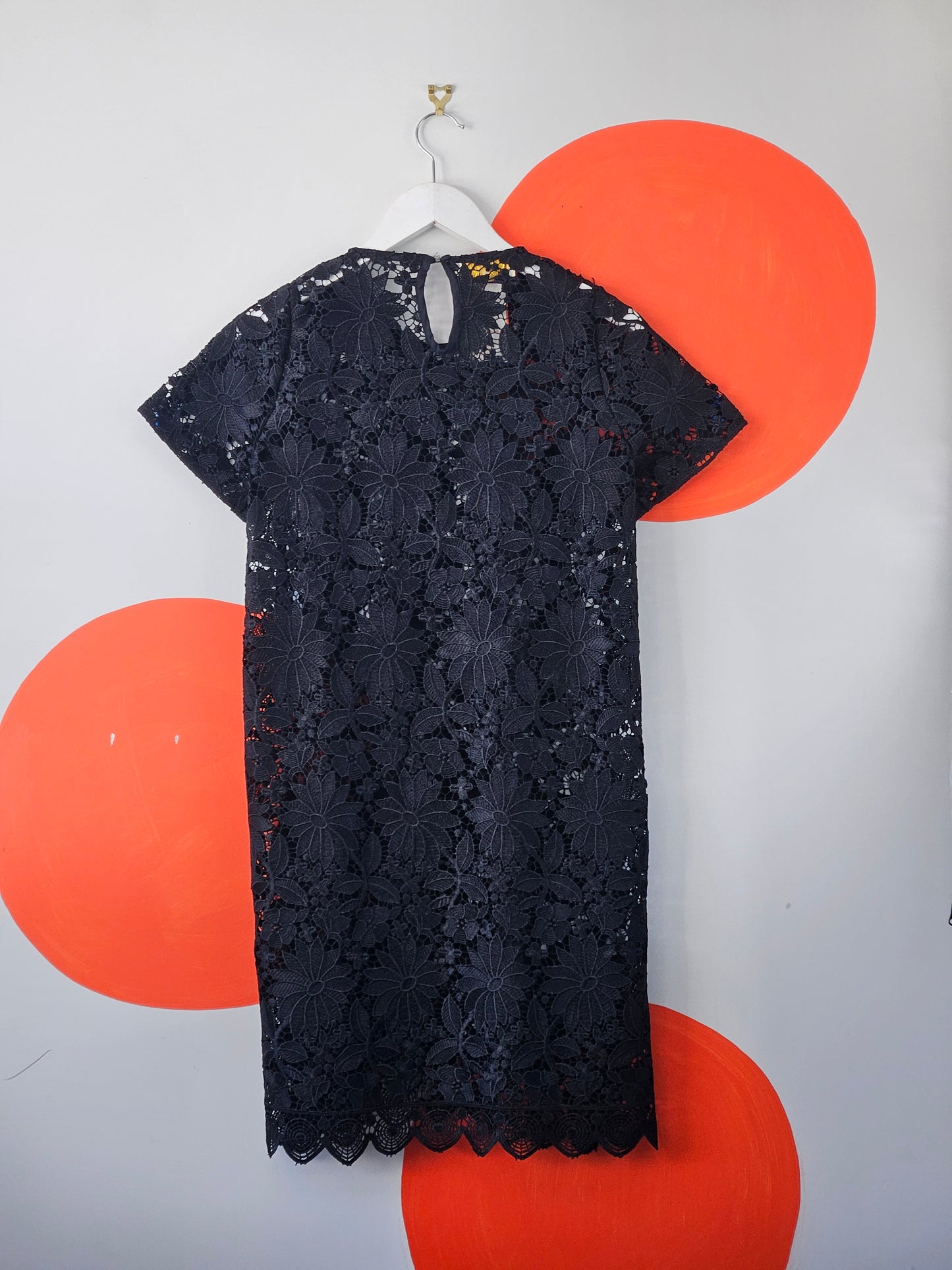 AMBER WHITECLIFEE Black Lace Dress - SIZE S