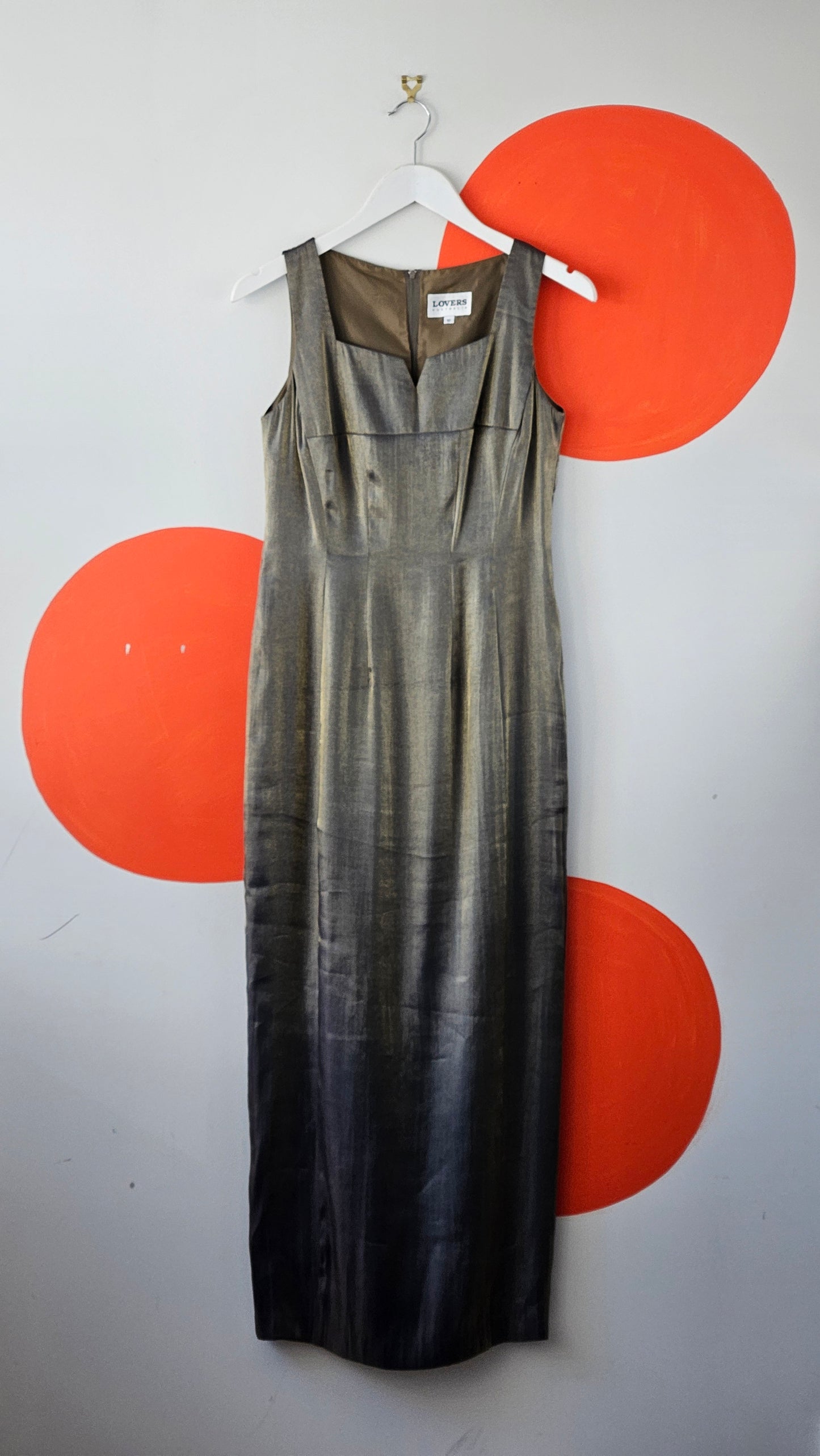 Lovers Australia Vintage Gold Dress & Blazer Set