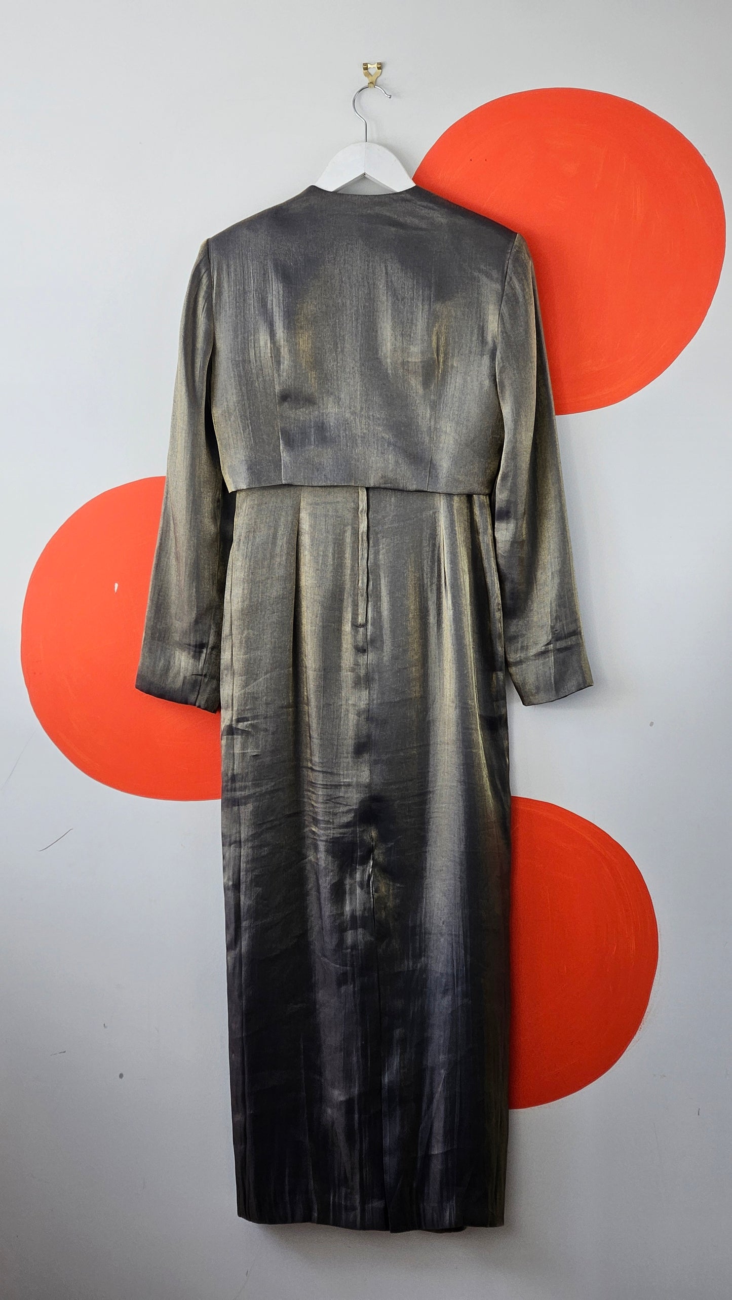 Lovers Australia Vintage Gold Dress & Blazer Set