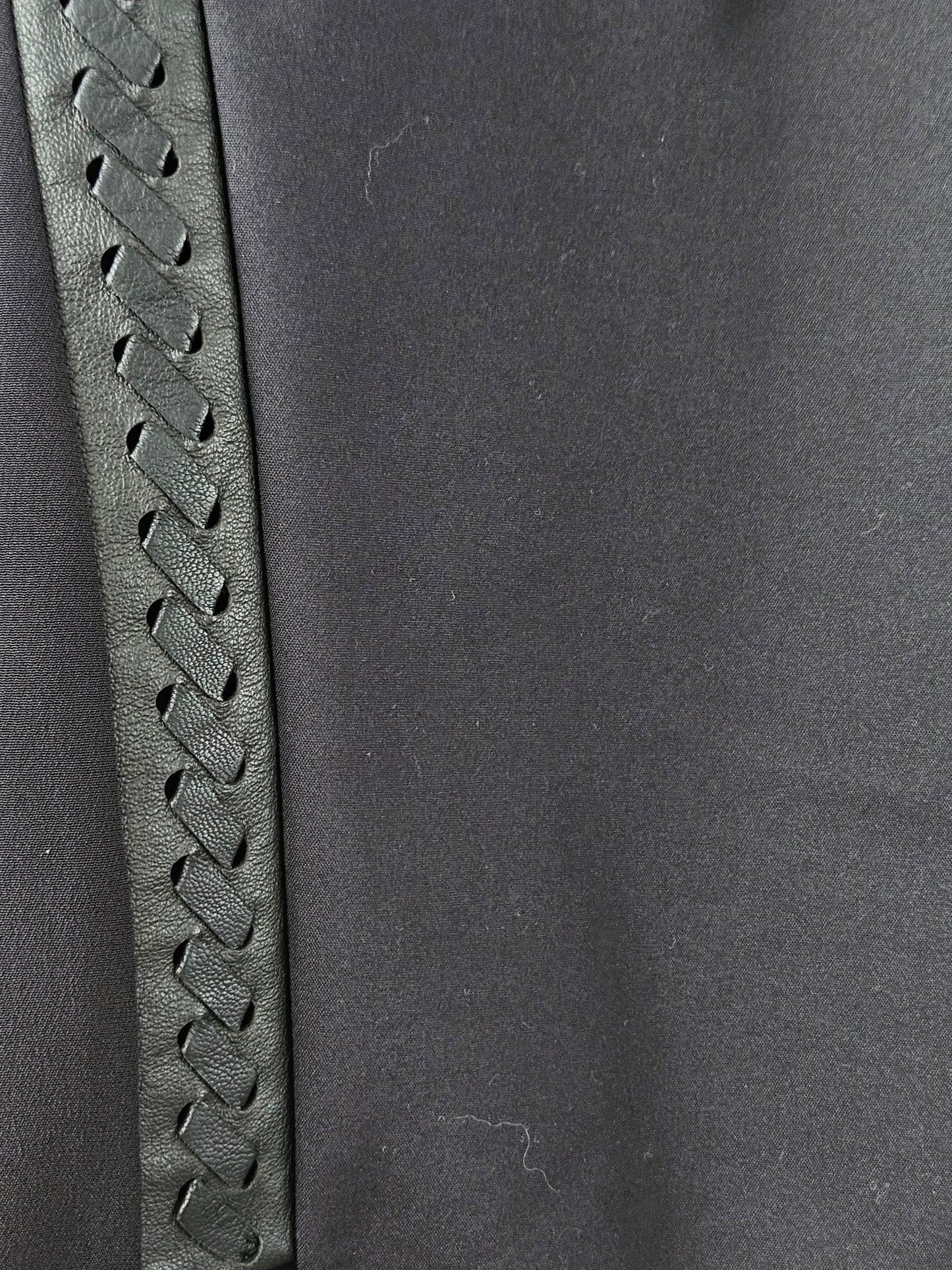 3.1 PHILLIP LIM Black Top Leather Lace - SIZE 10