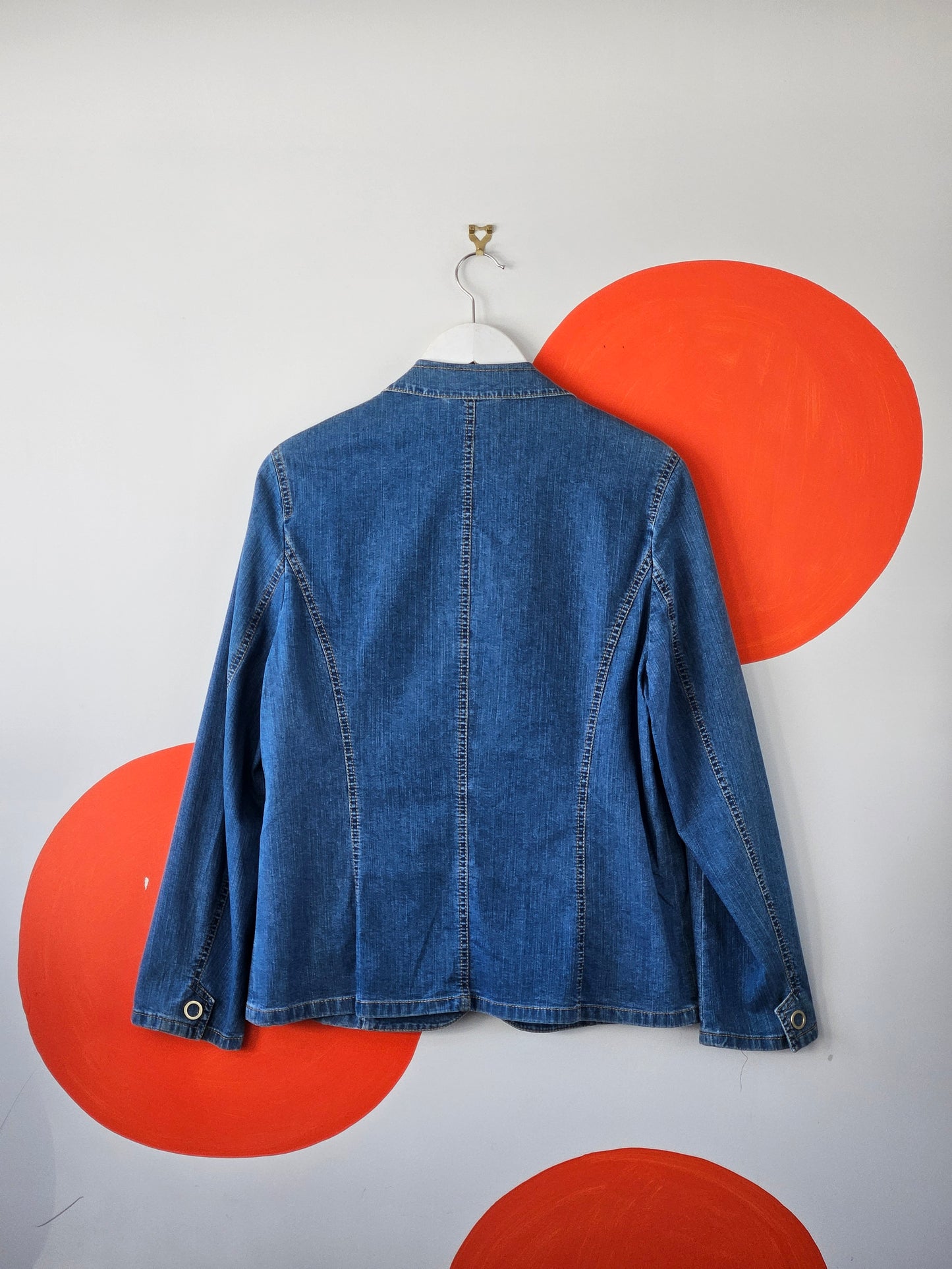 BASLER Denim-Style Blazer - SIZE 16