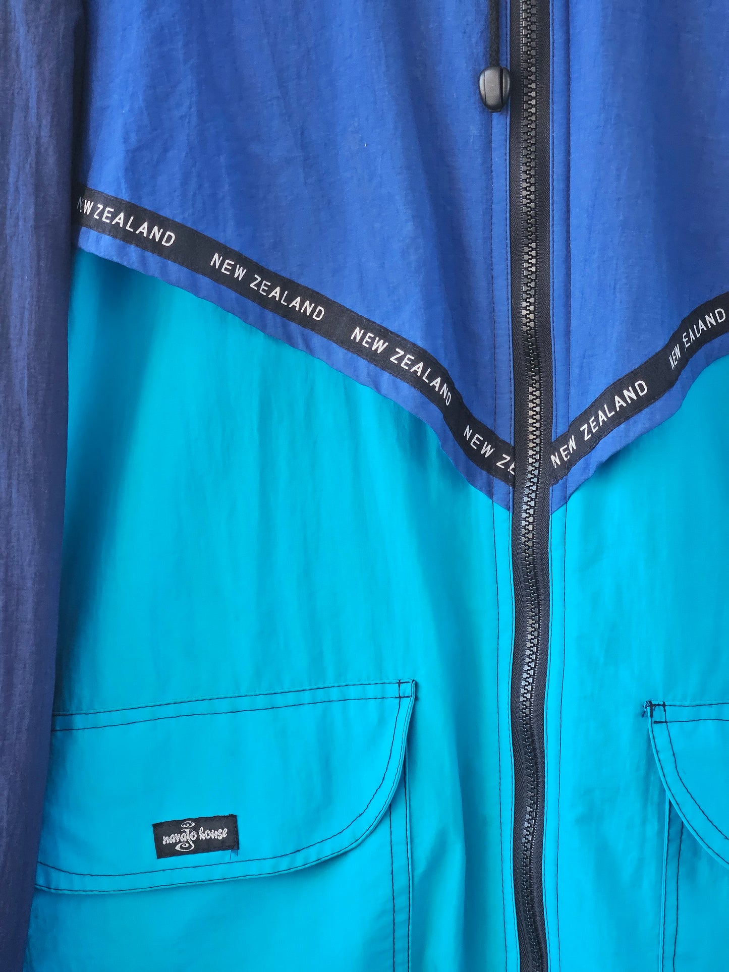 NAVAJO Reversible Blue Parka - SIZE M