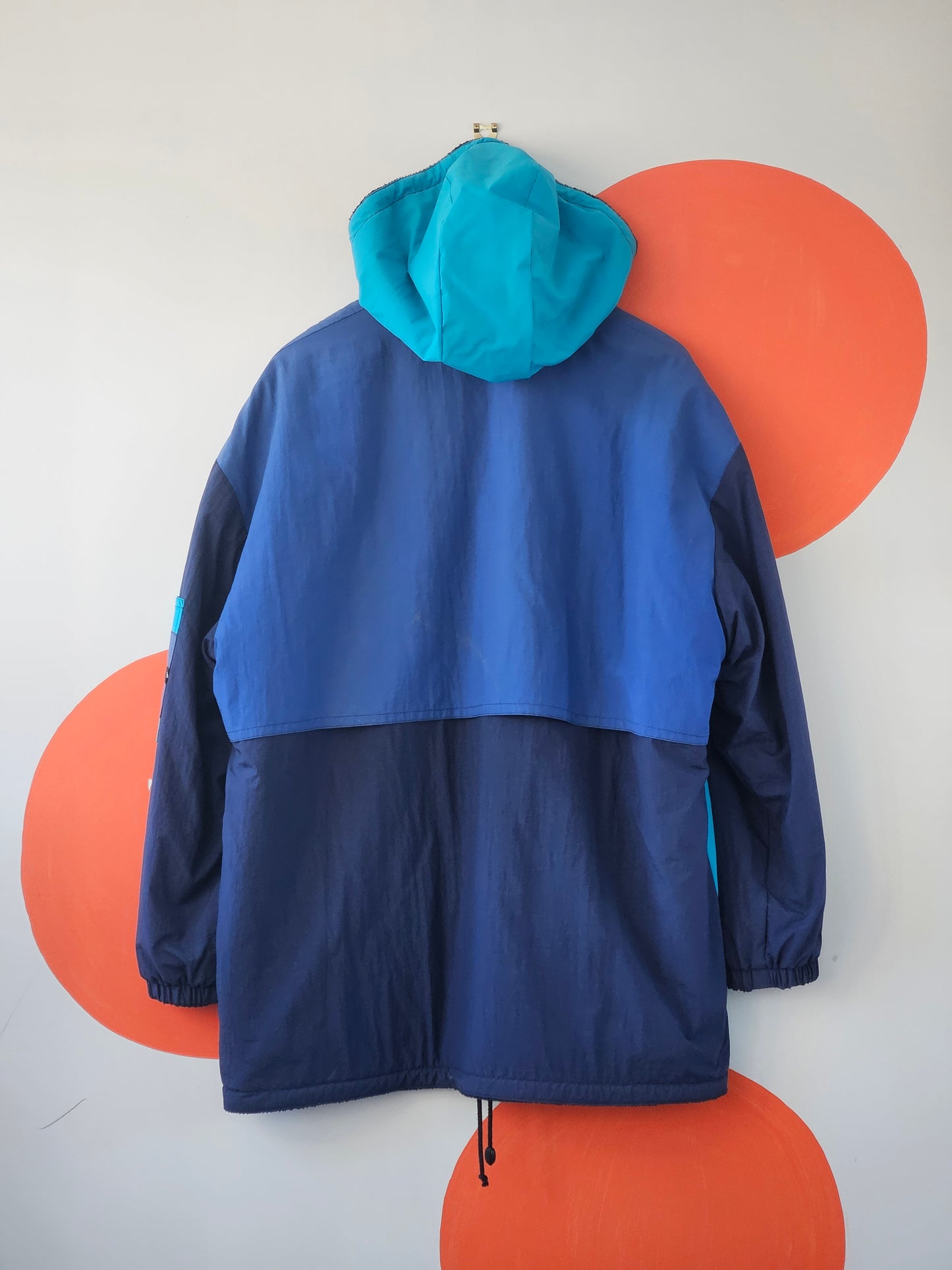 NAVAJO Reversible Blue Parka - SIZE M