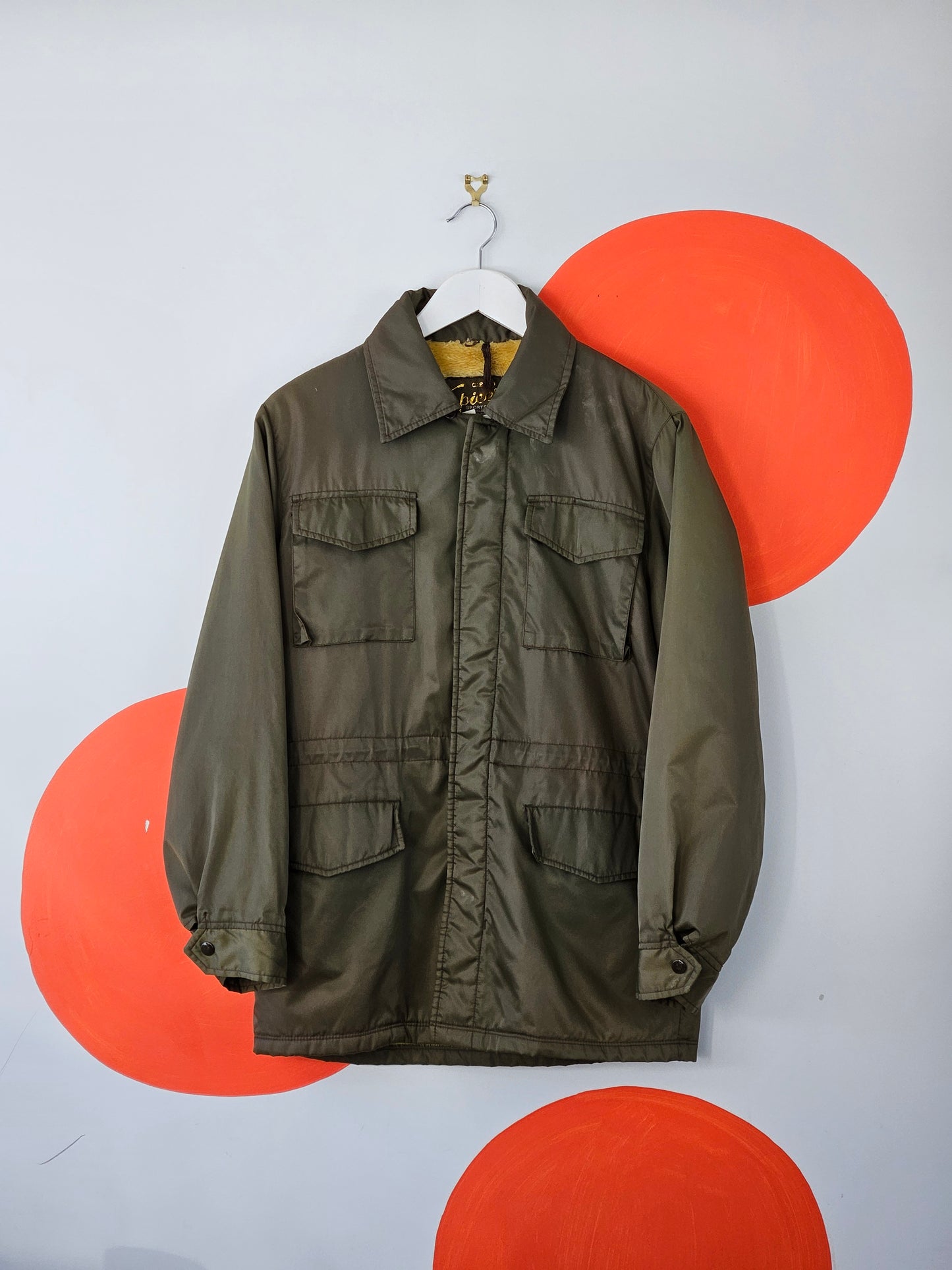 CASTRO SPICER Vintage Olive Jacket - SIZE S