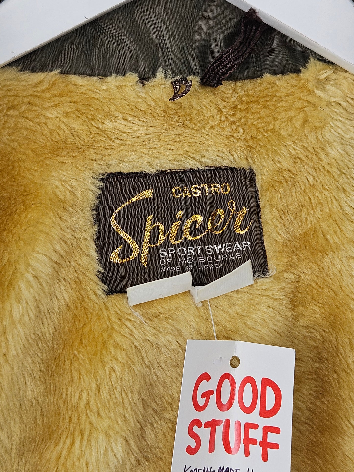 CASTRO SPICER Vintage Olive Jacket - SIZE S