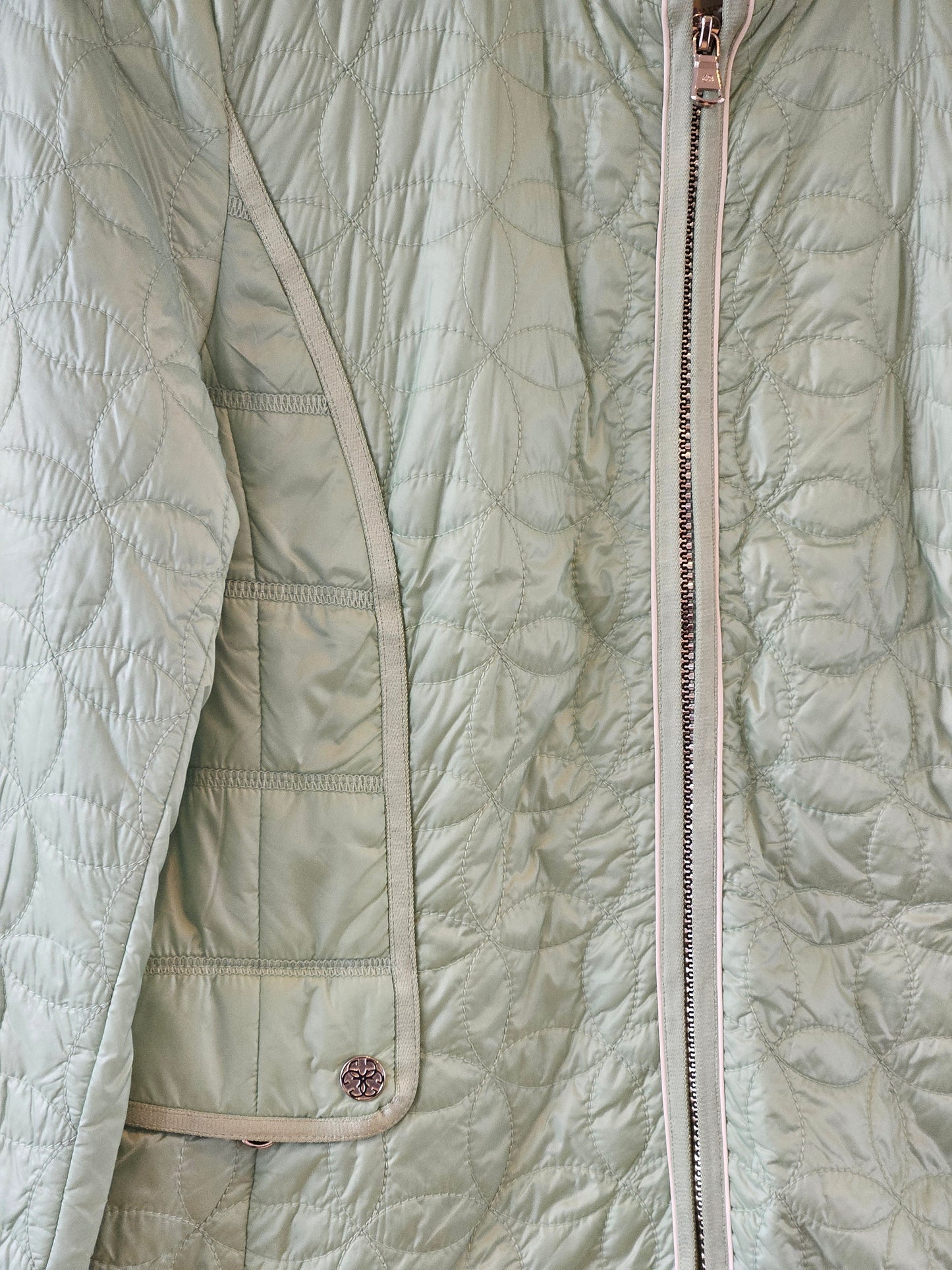 GERRY WEBER Light Blue Puffer Jakcet - SIZE 8