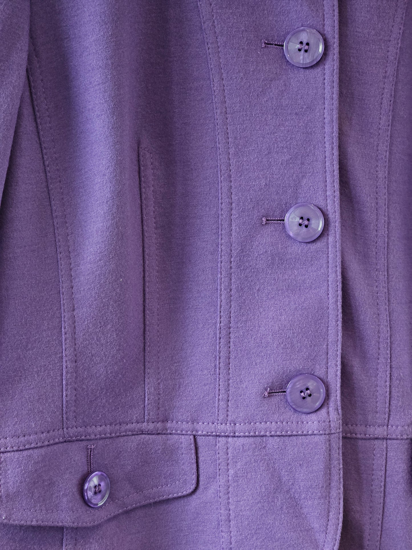 BASLER Violet Wool Jacket - SIZE 14