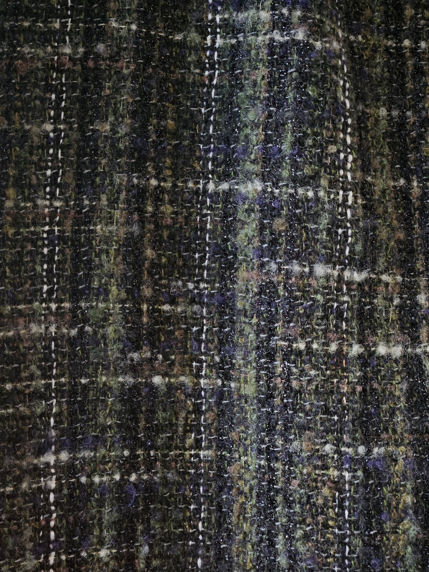 CARLSON Vintage Wool Olive Mid-Length Knit Skirt - SIZE 36"