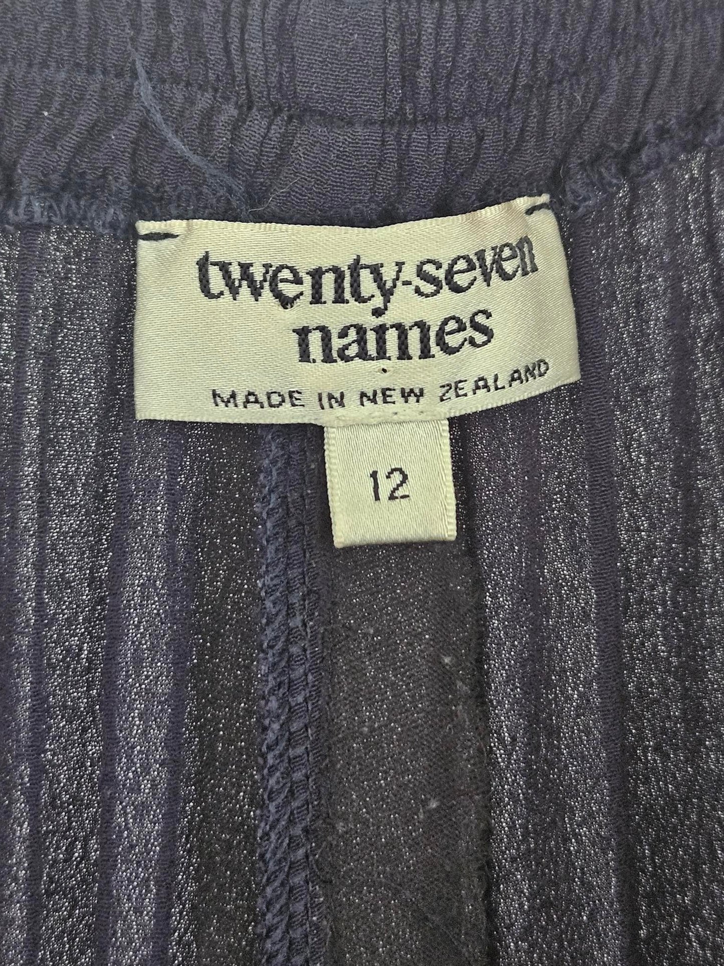 Twenty-Seven Names Navy Casual Pants