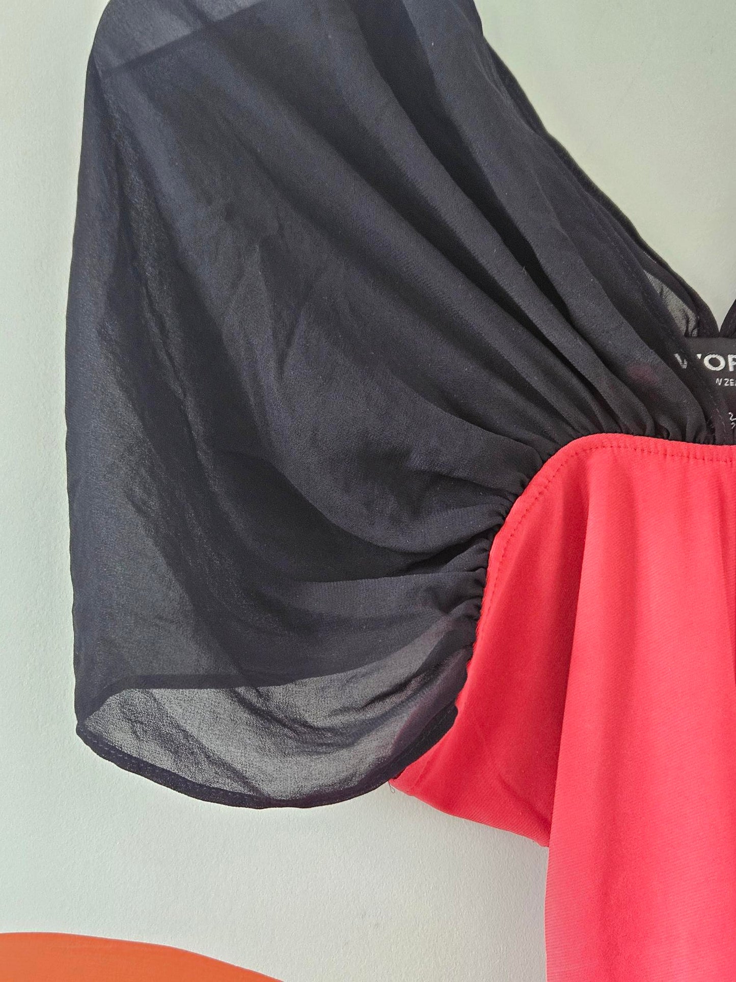 WORLD 'Marilyn' Summer '08 Red-Black Top