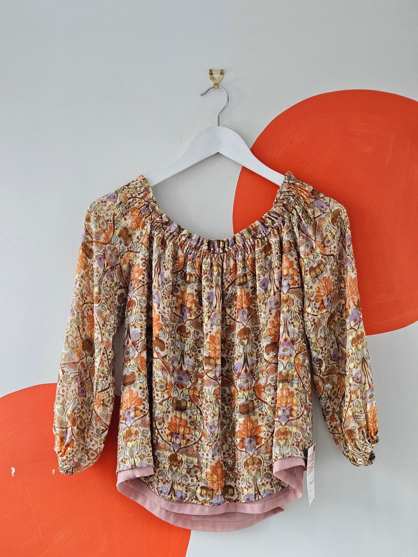 Christine Bol Sparkly Multicolour Pattern Blouse
