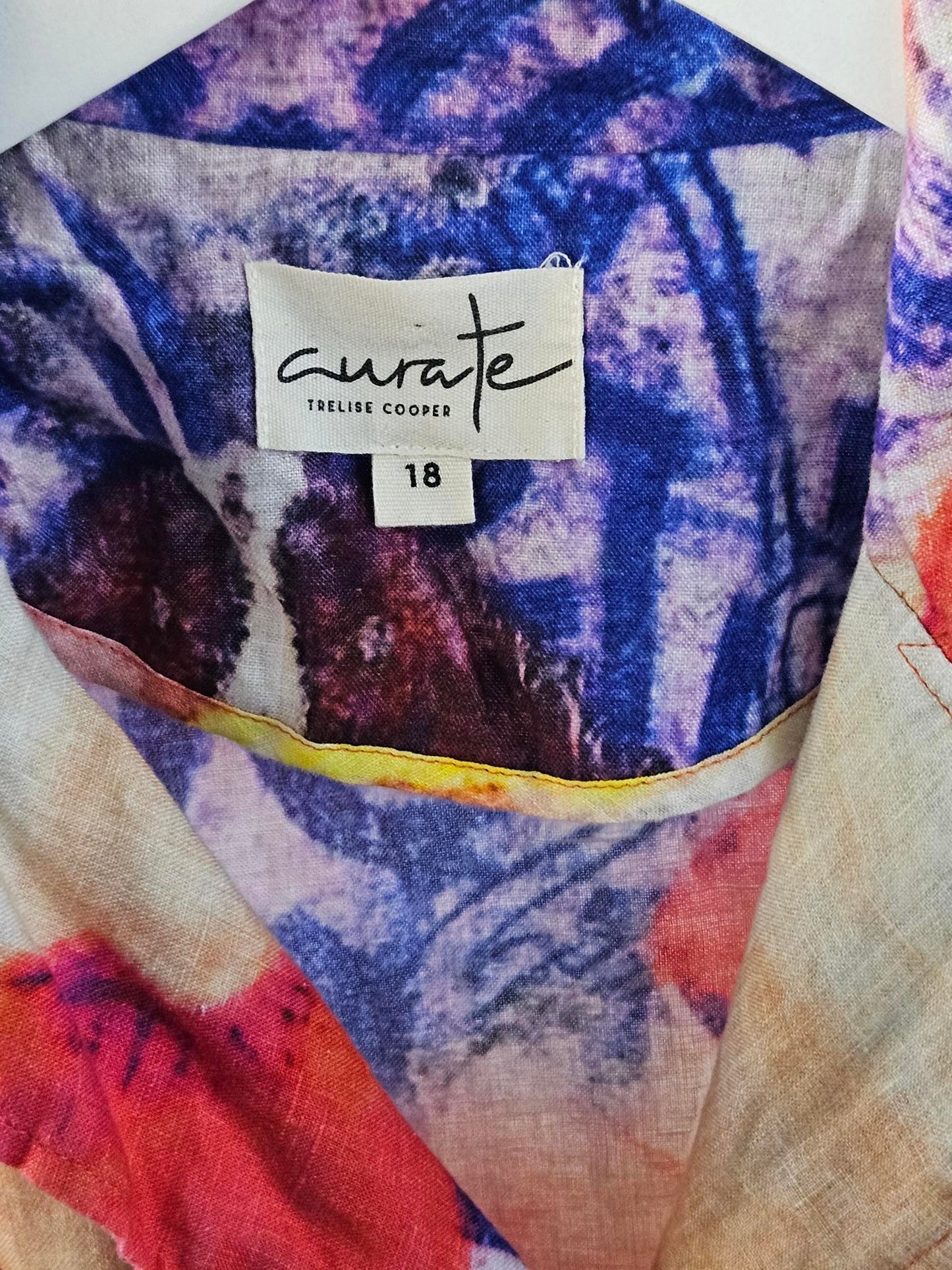Curate Trelise Cooper 'Wild Biker' Tie Dye Linen Jacket