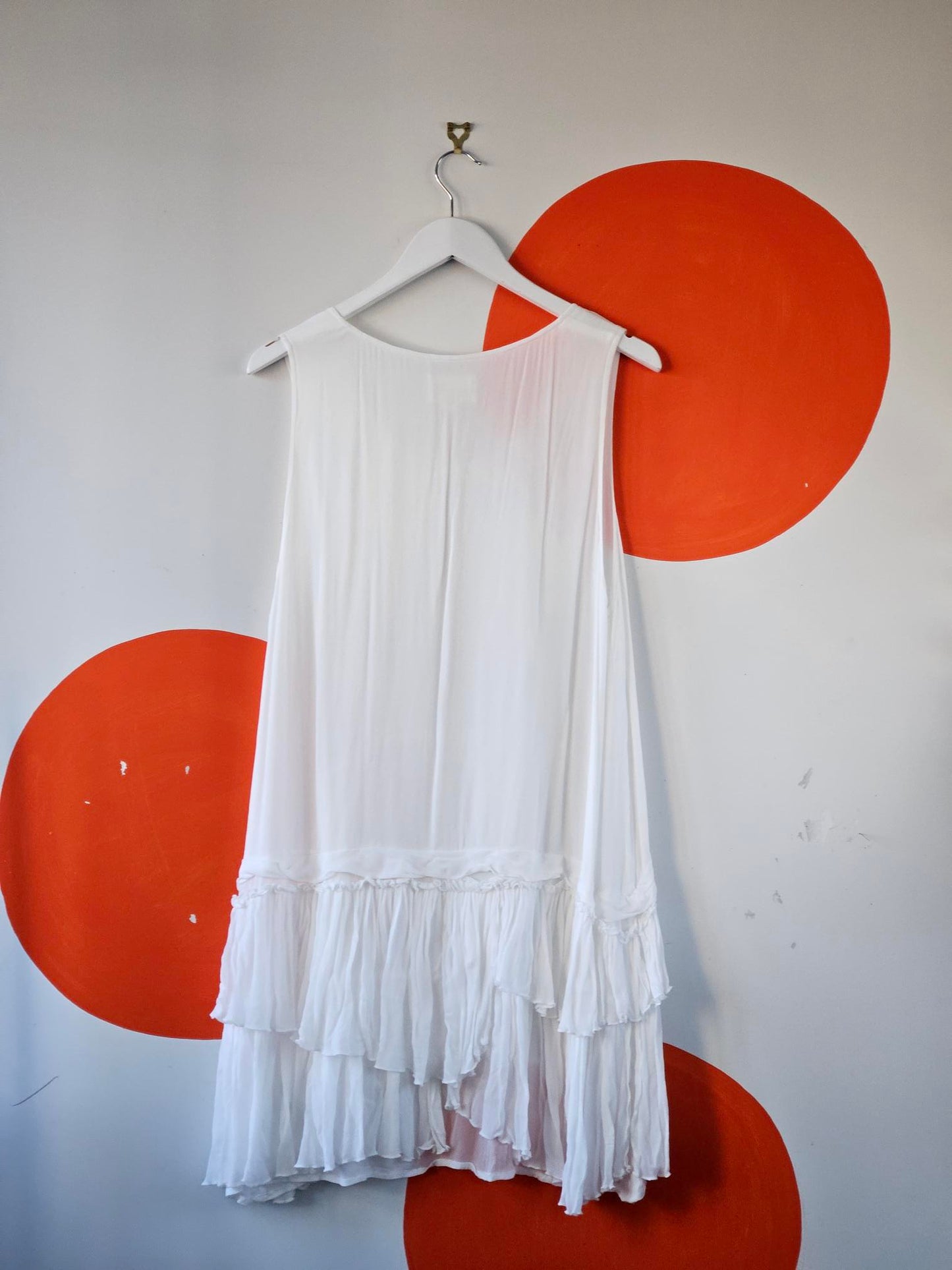 Curate Trelise Cooper 'Essential Edit' White Frilly Top