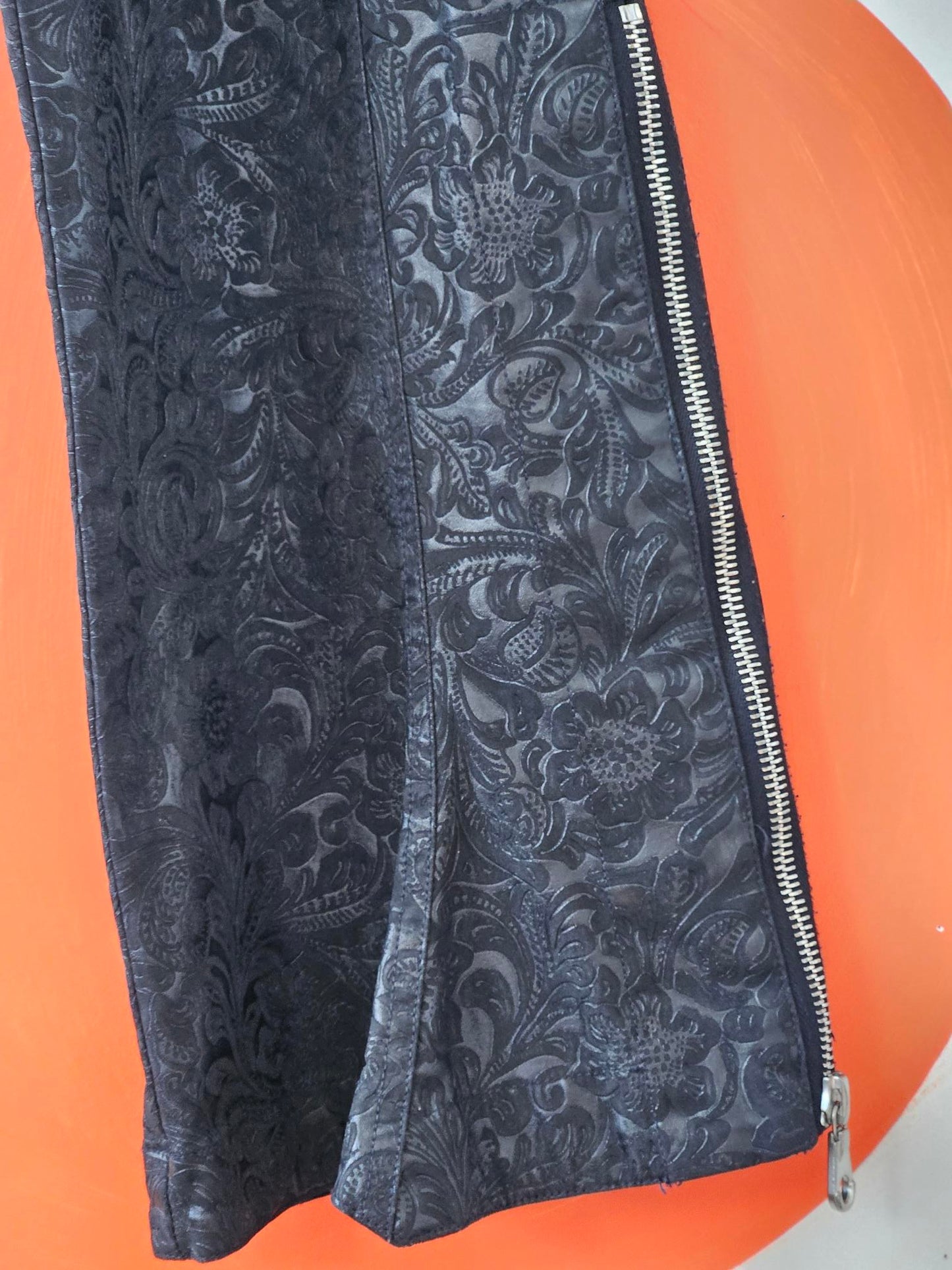 Cooper by Trelise 'Bodgie' Black Paisley Pattern Pants