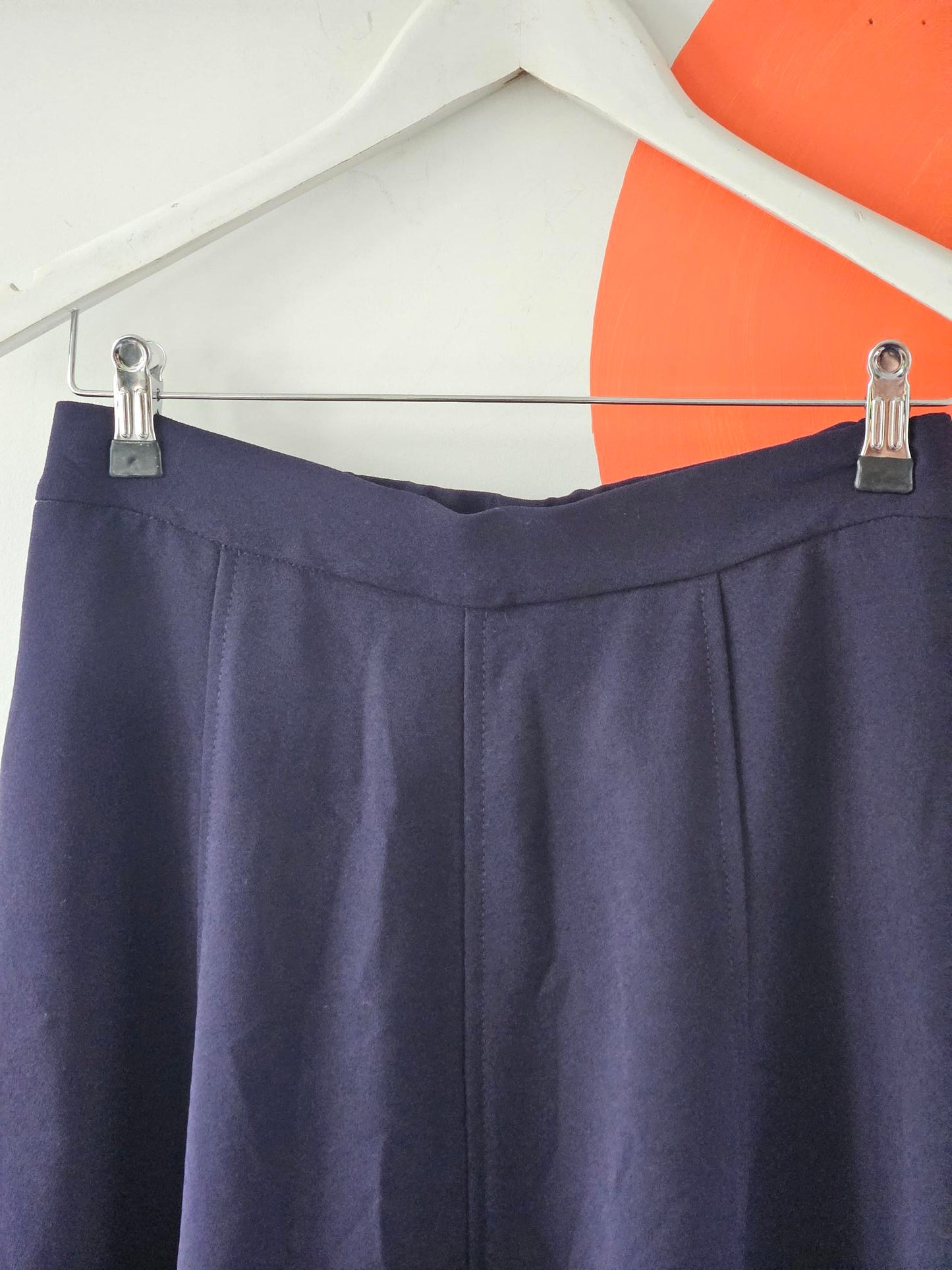 Caroline Sills Navy Long Skirt