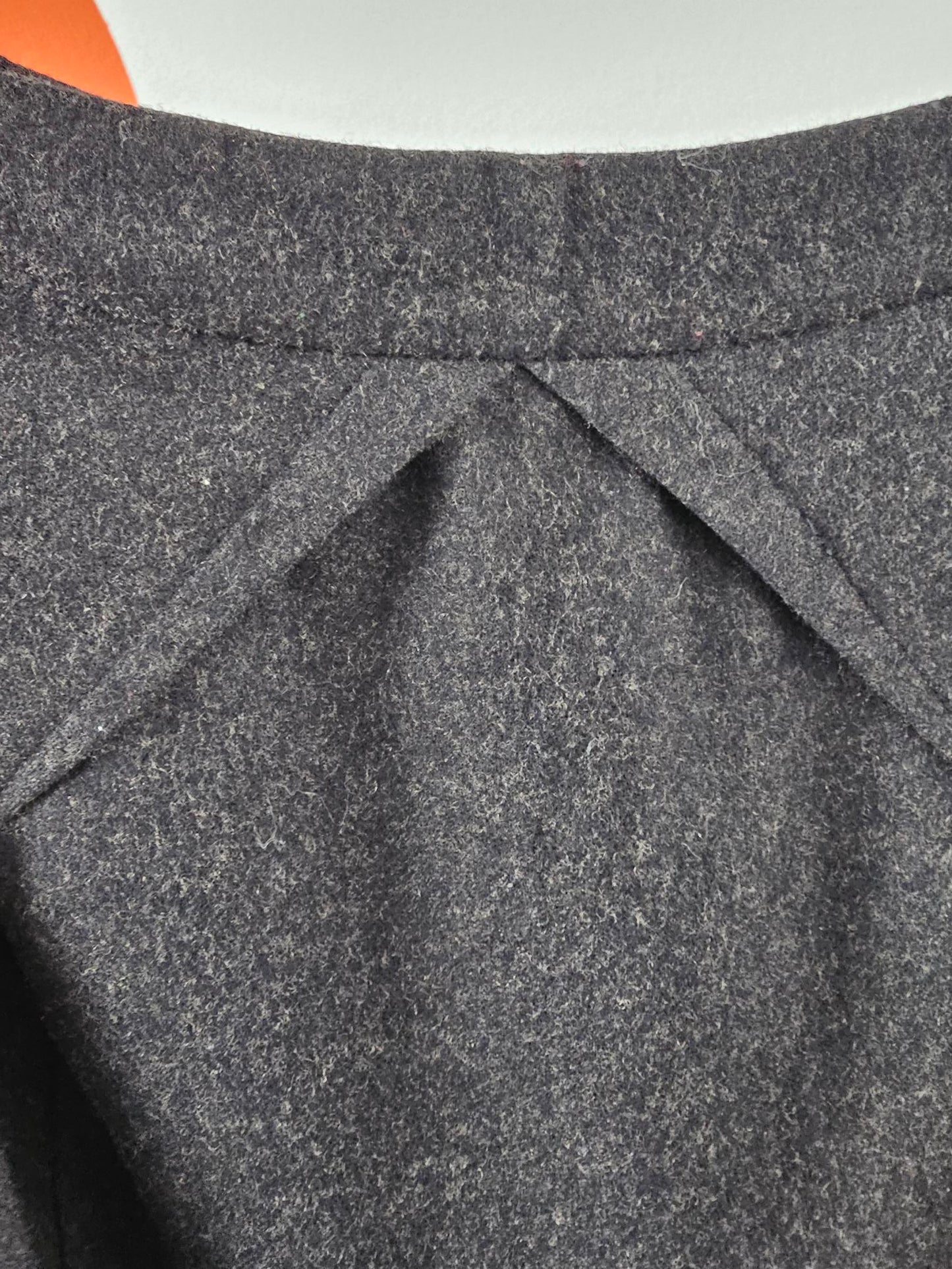 Kate Sylvester Vintage Charcoal Wool Blend Skirt
