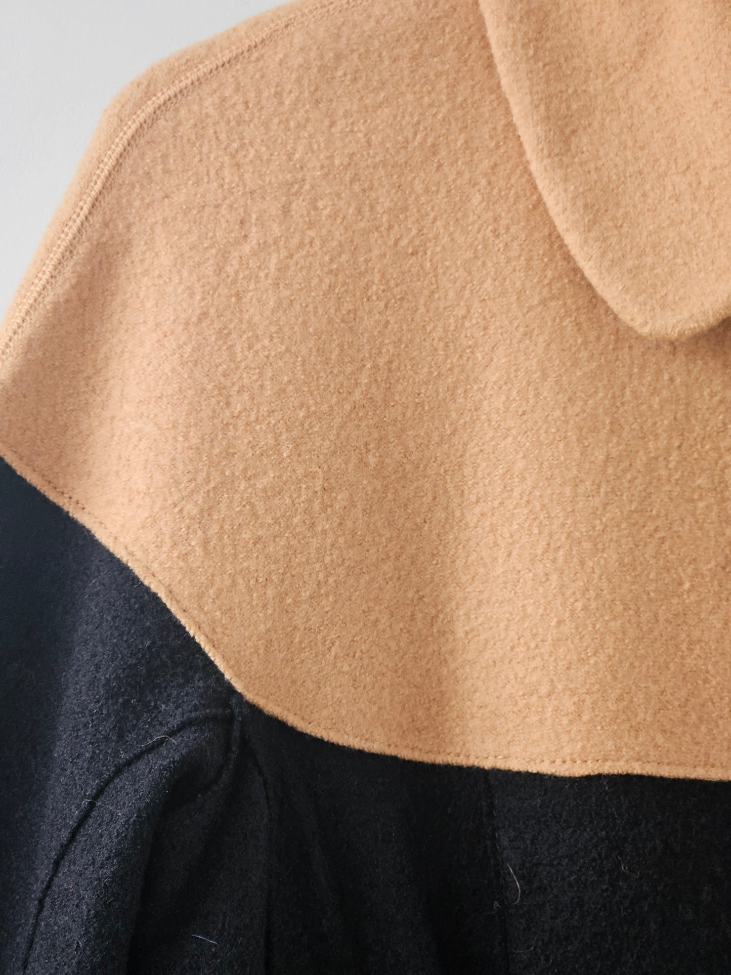 Marc Cain Beige-Navy Wool Jacket