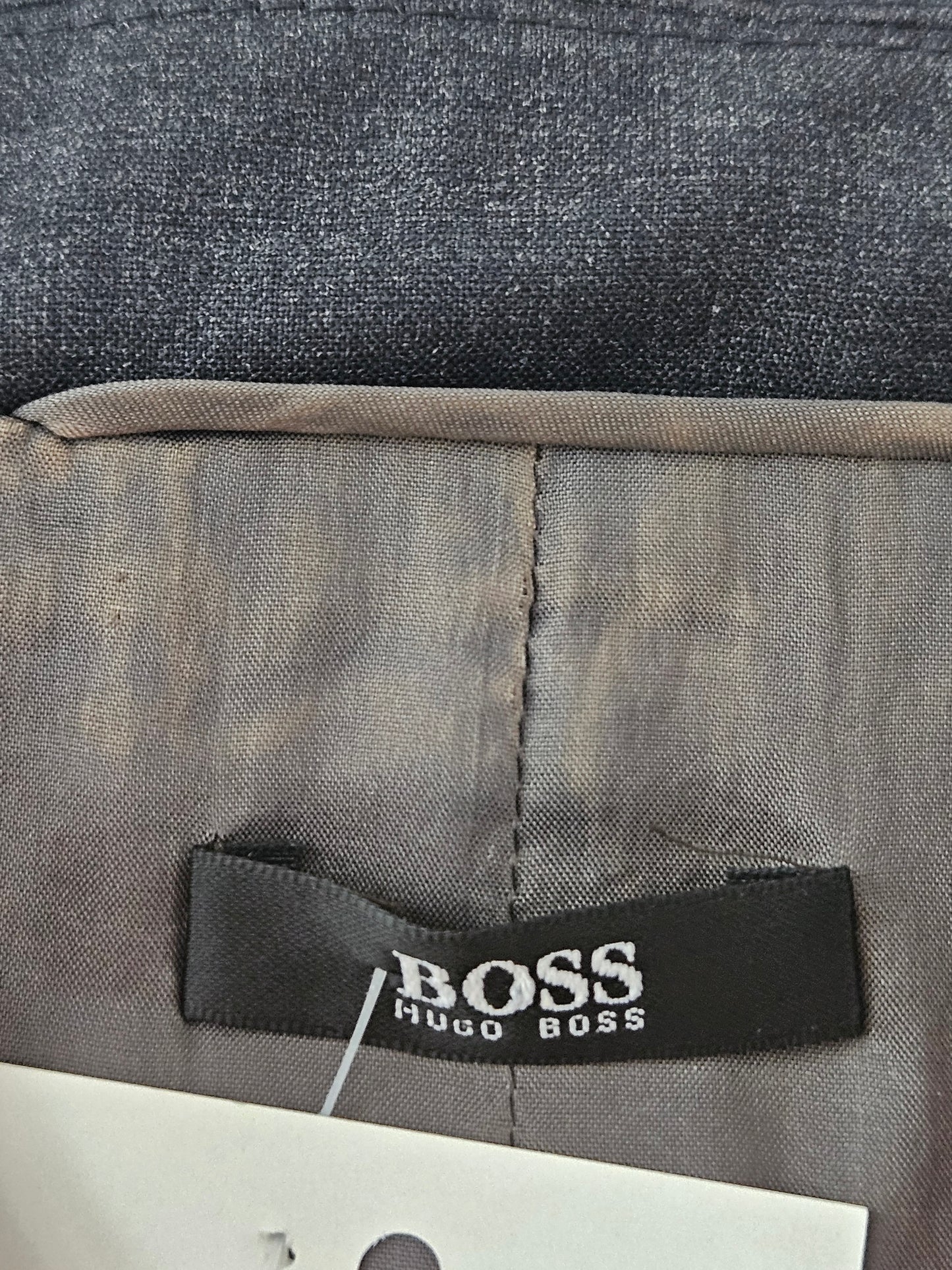 Boss Hugo Boss Y2K Charcoal Crop Blazer