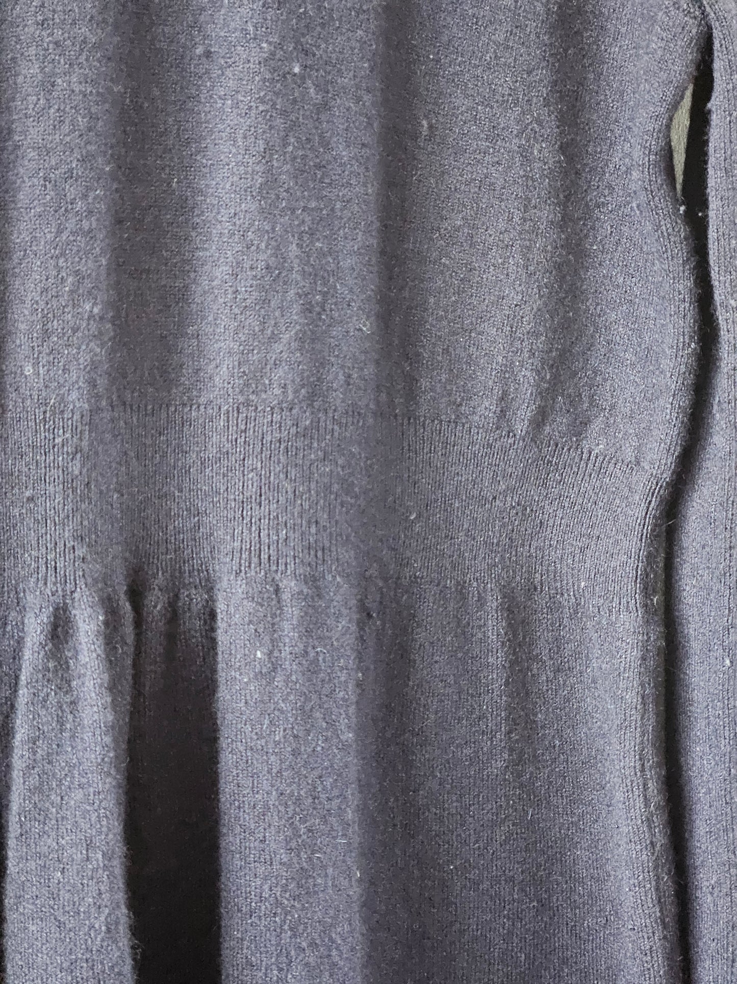 Rebecca Taylor Navy Embellished Turtleneck Knit Dress