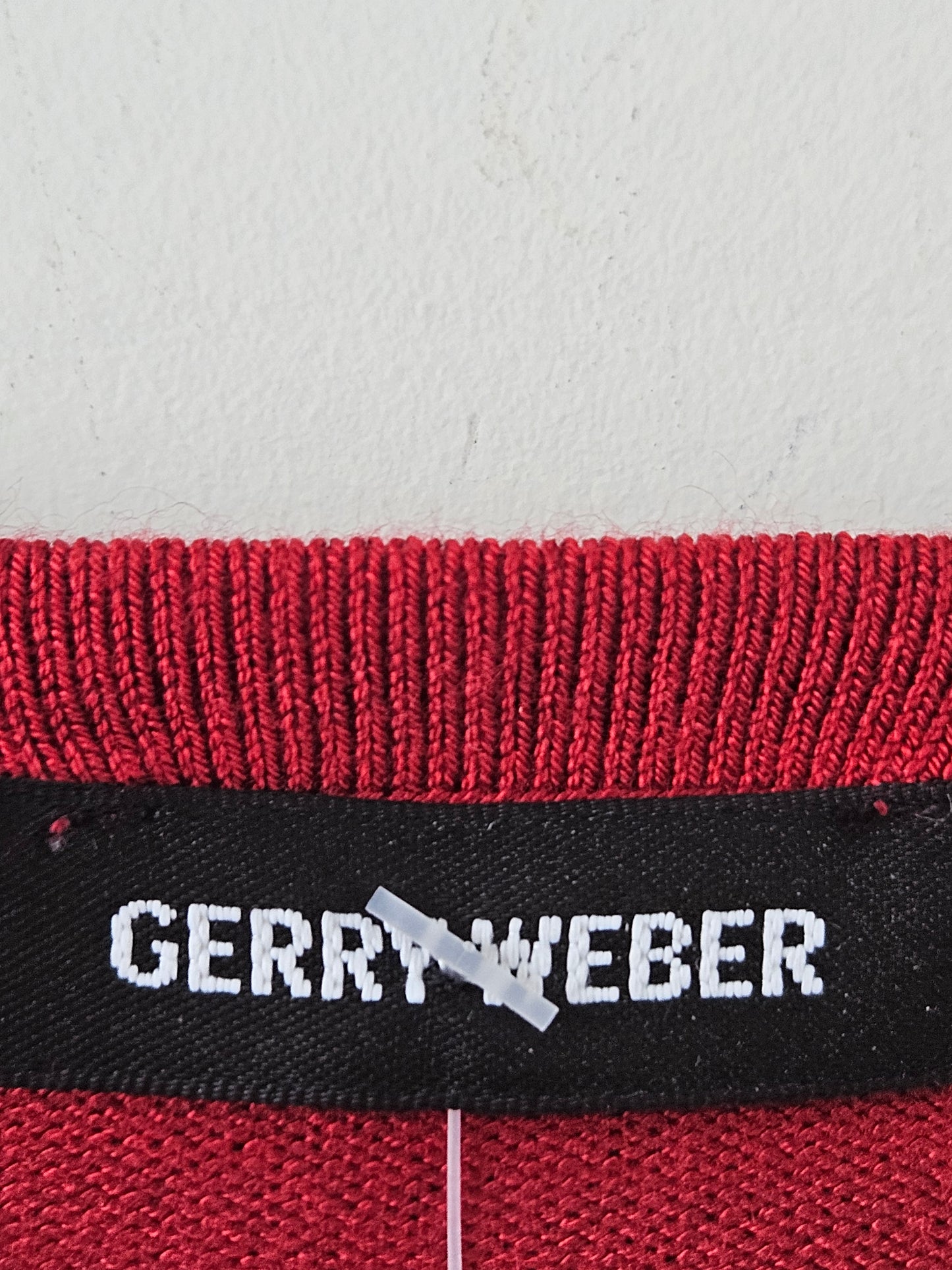 Gerry Weber Red Embellished Knit Sweater