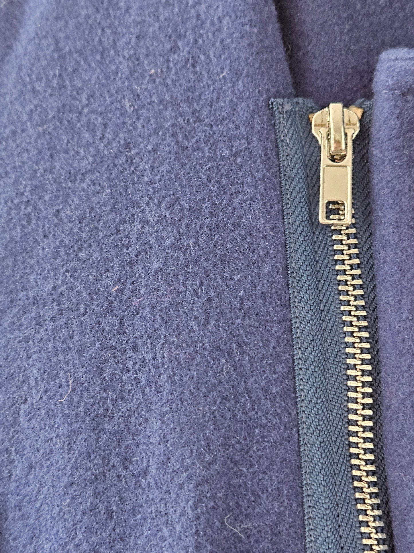 Croquis Blue Wool Blend Asymmetric Coat