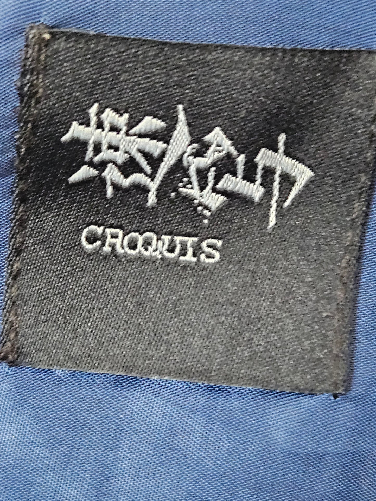 Croquis Blue Wool Blend Asymmetric Coat