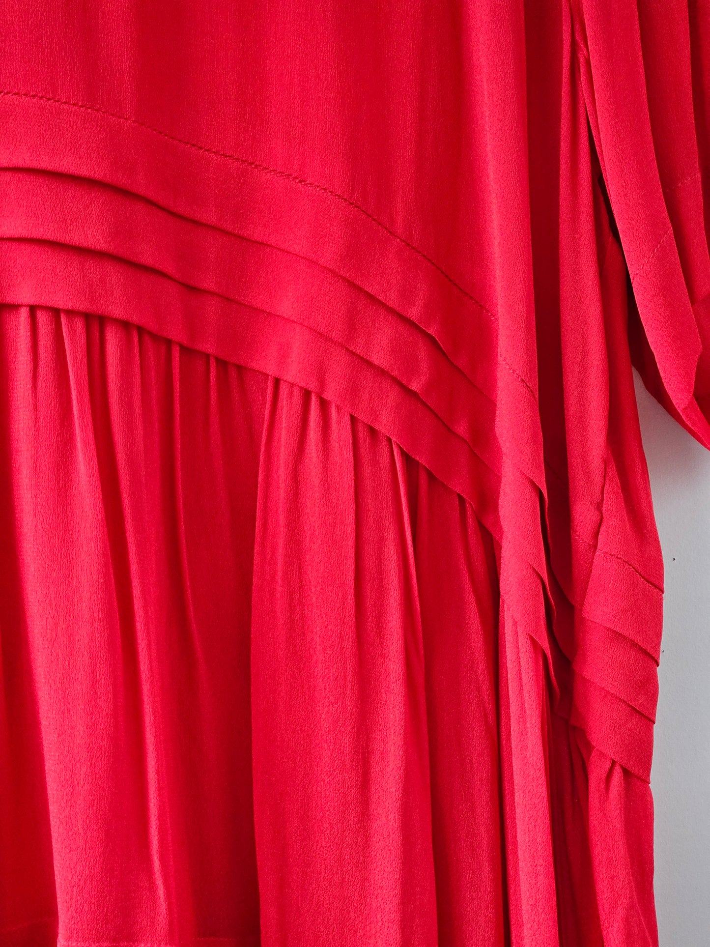 Curate Trelise Cooper 'Sheer Power' Red Flowy Blouse Top