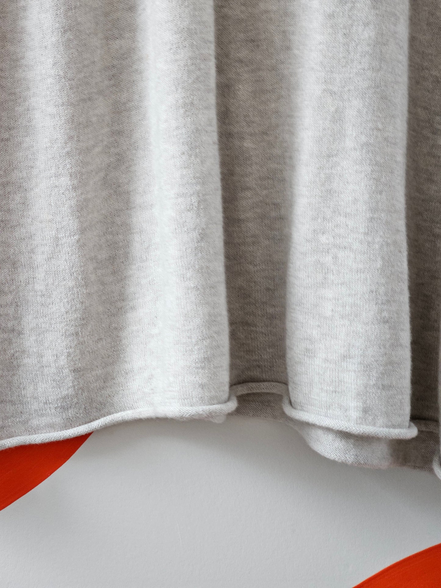 Jhl By Juliette Hogan Grey Cashmere Blend Knit Top