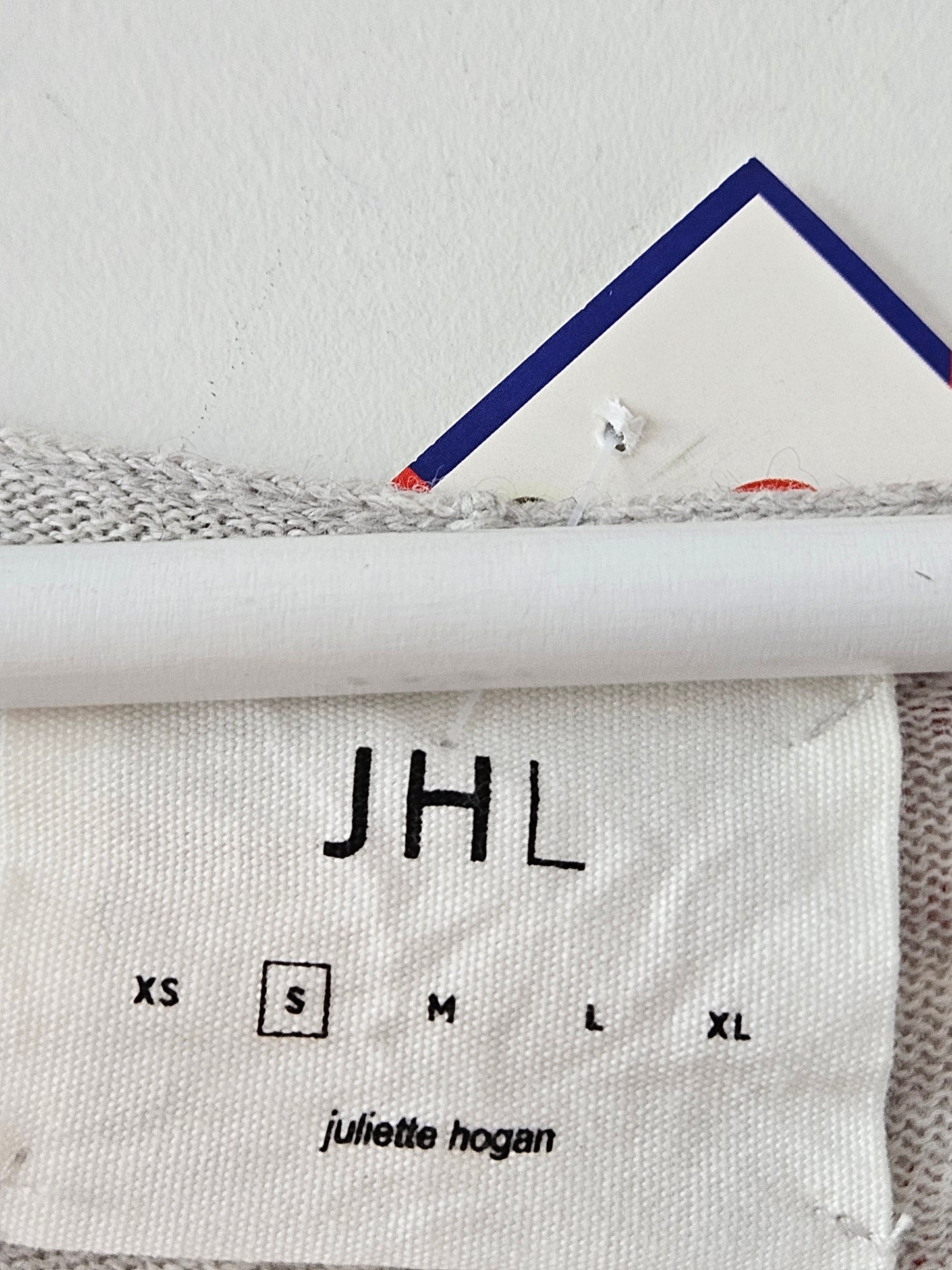 Jhl By Juliette Hogan Grey Cashmere Blend Knit Top