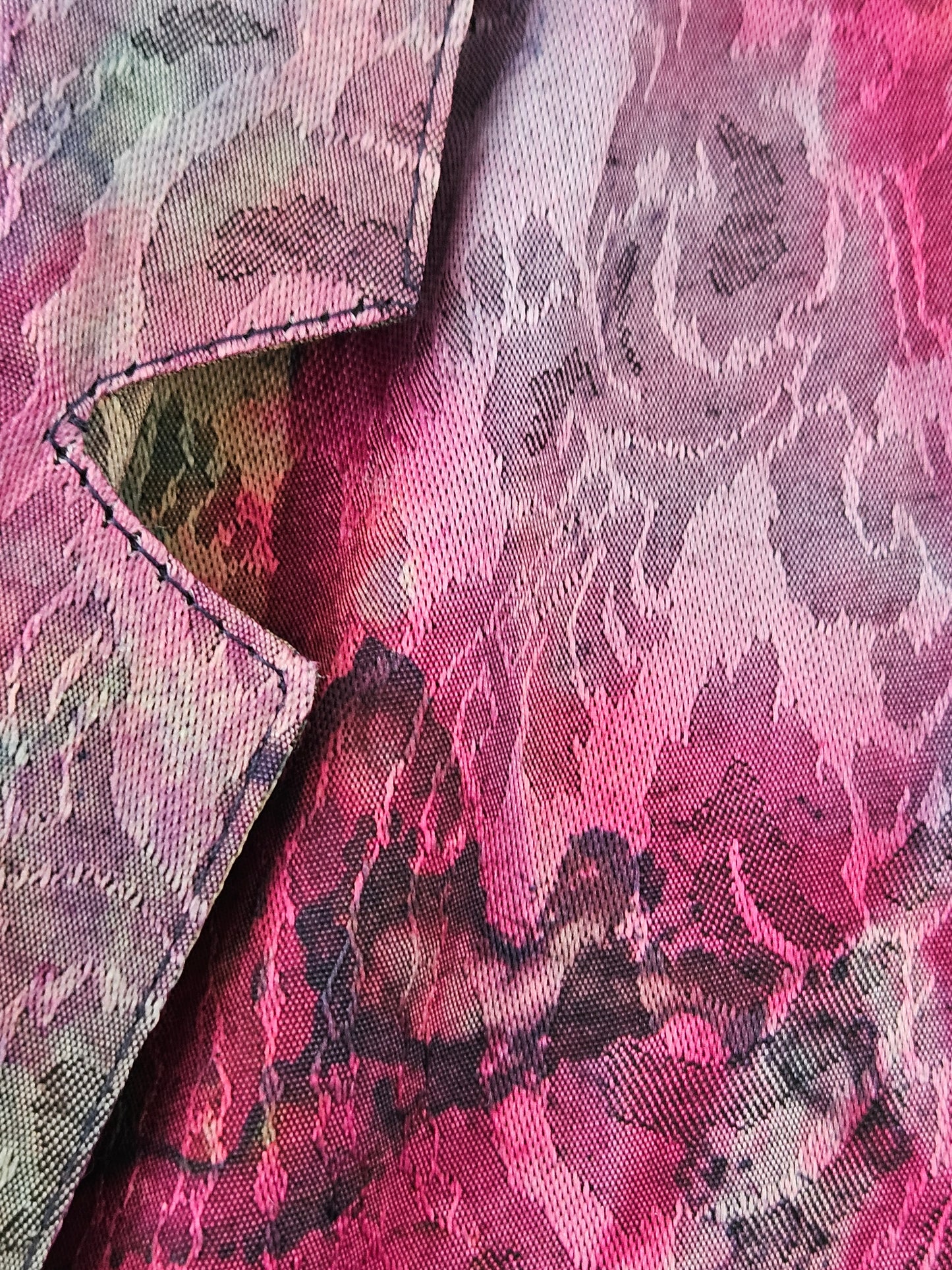 Creole Vintage Multicolour Satin Blazer