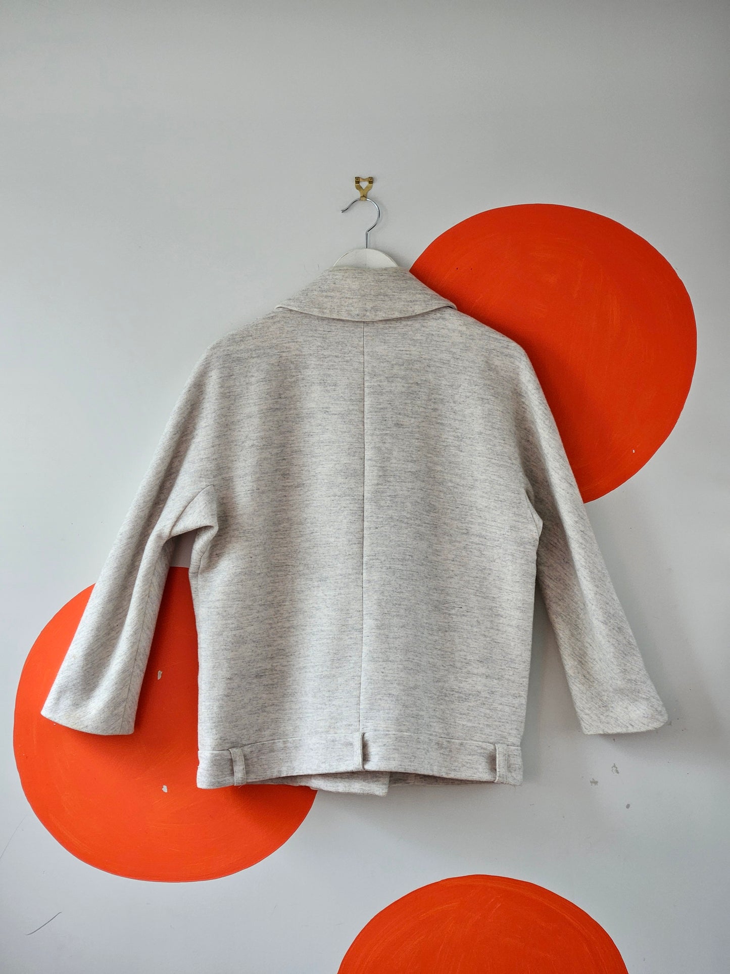 Ruby Light Grey Wool Blend Jacket