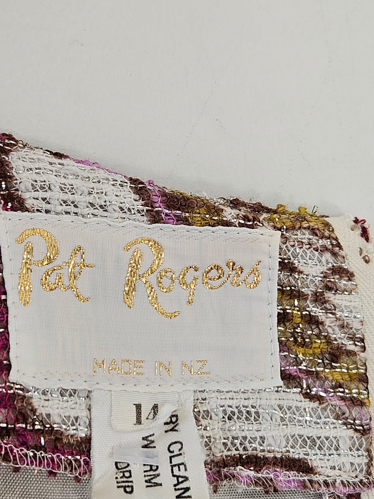 Pat Rogers NZ Vintage Patterned Dress