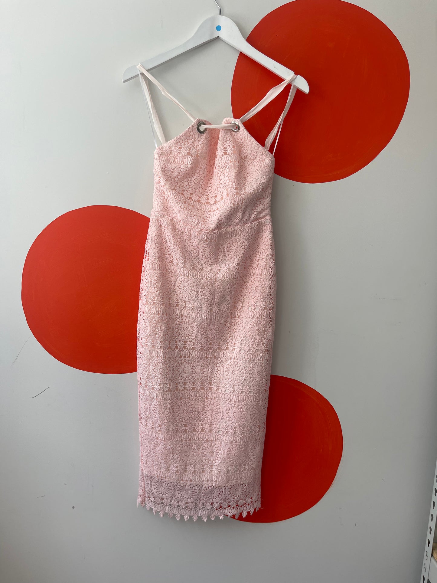 Rebecca Valance Pink Lace Dress | 6 / XS