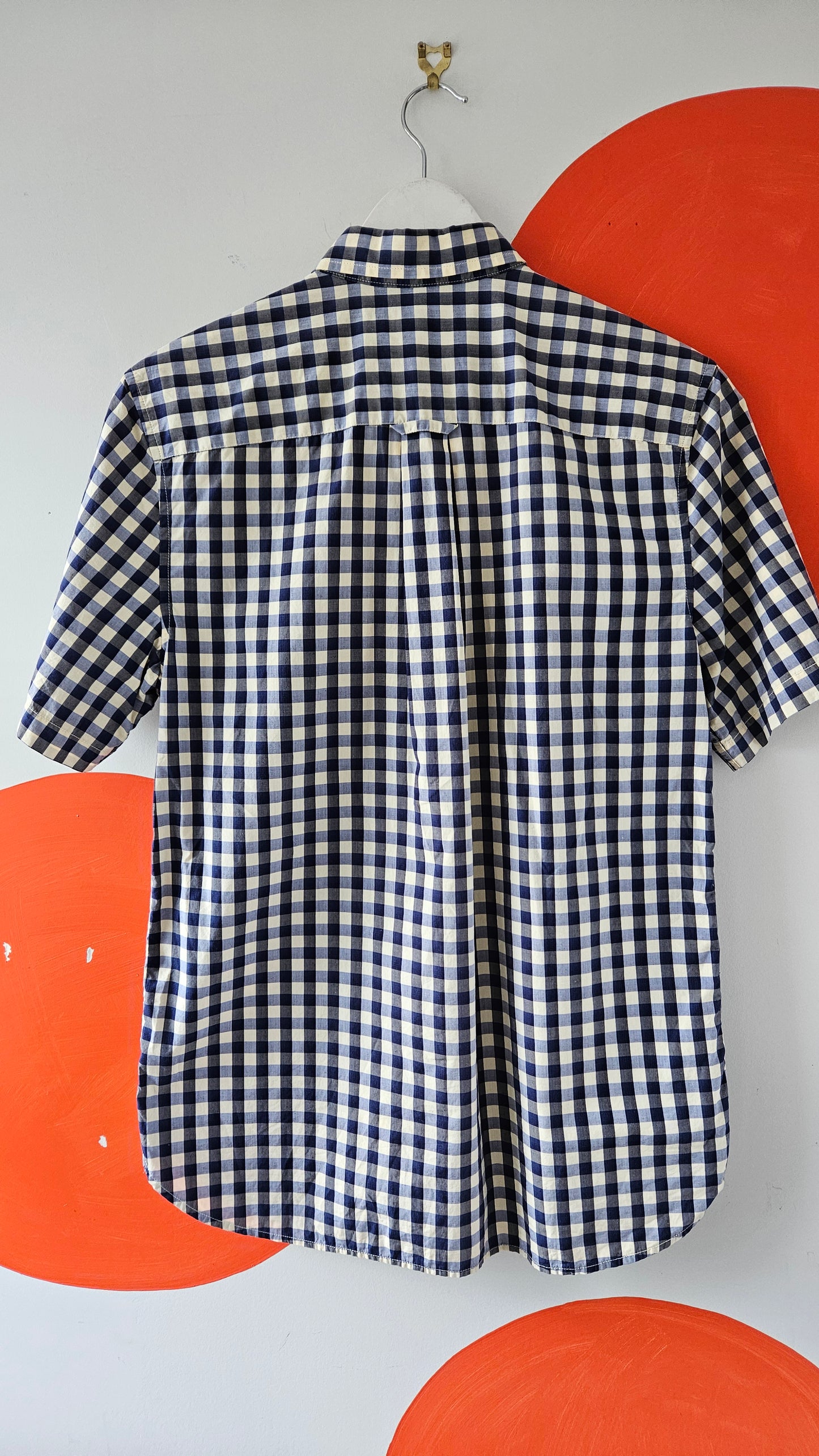Checkered Button-Down Shirt