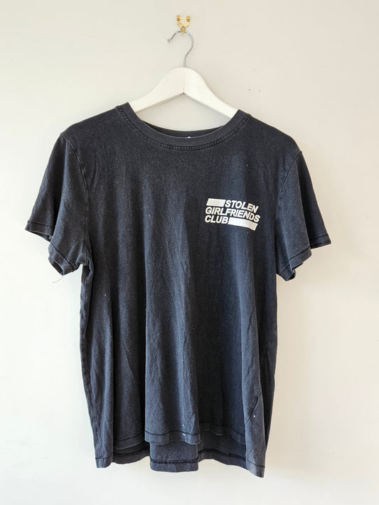 STOLEN GIRLFRIENDS CLUB Black Grunge Tee