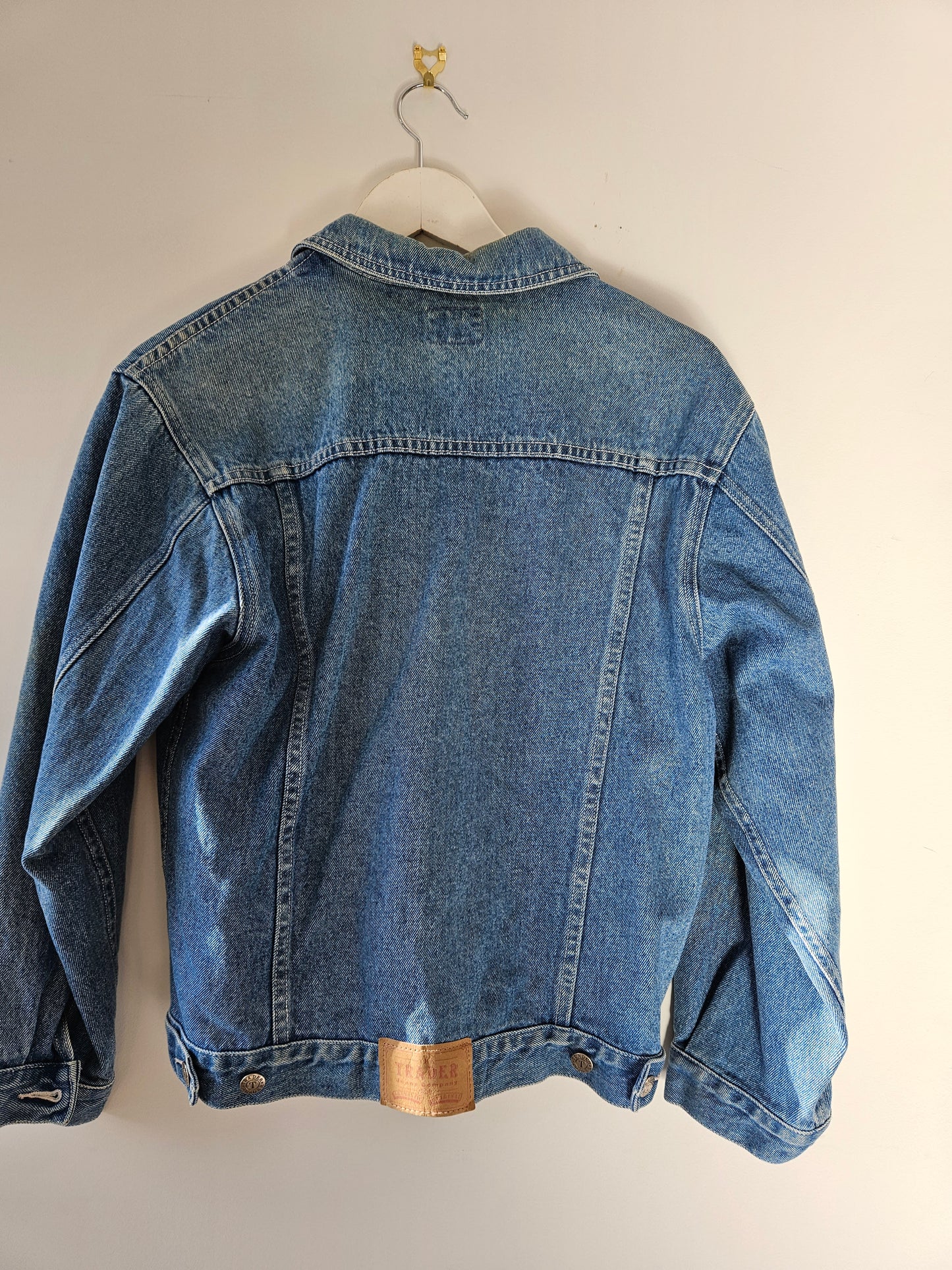 The TRADER Jeans Company Blue Denim Jacket Sz S