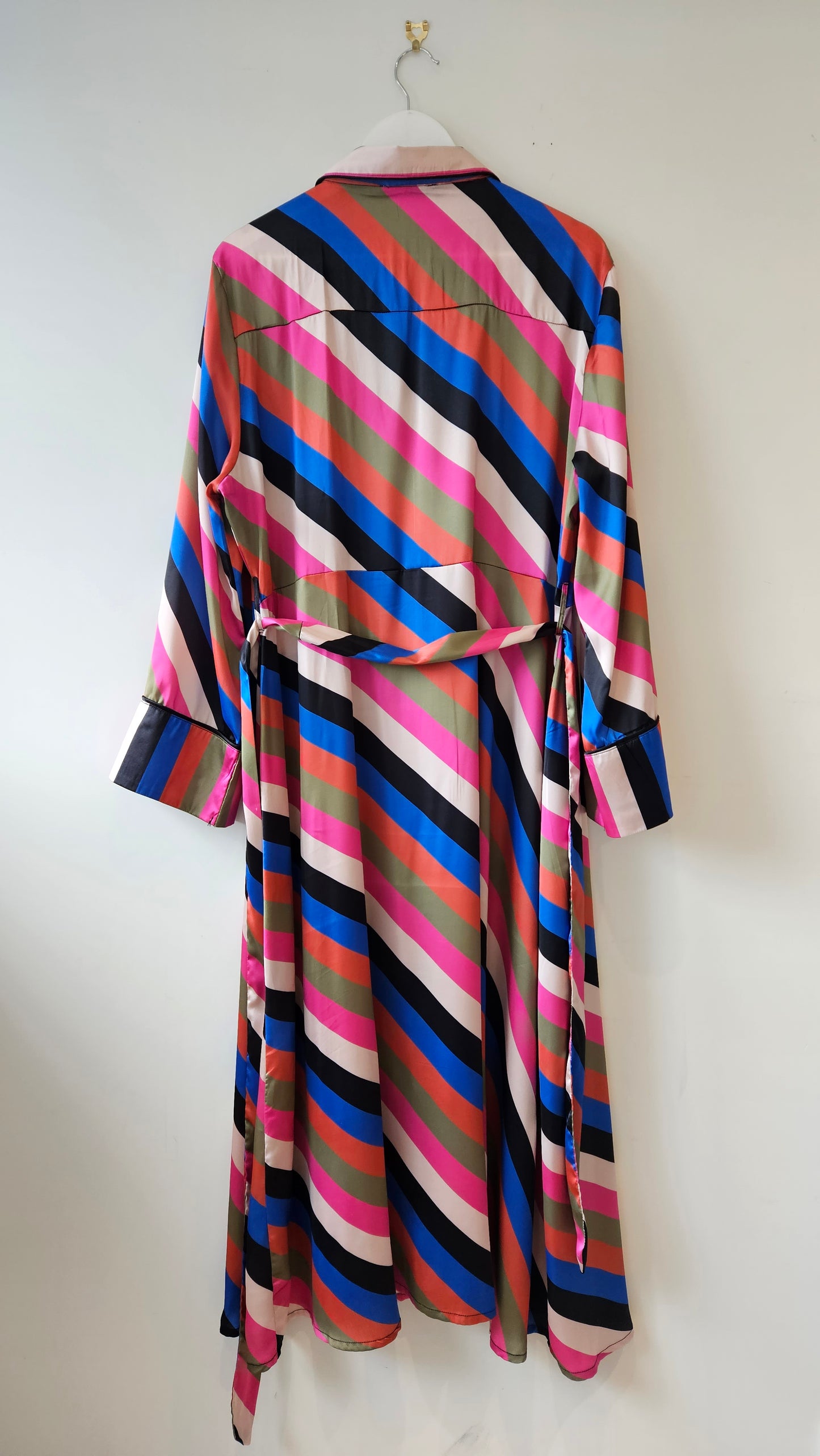 NEON ROSE Striped Shirt Dress sz20