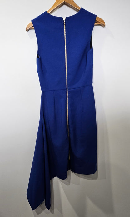 ROLAND MOURET Electric Blue Dress Sz 8