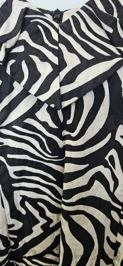 VINTAGE Zebra Print Summer Dress