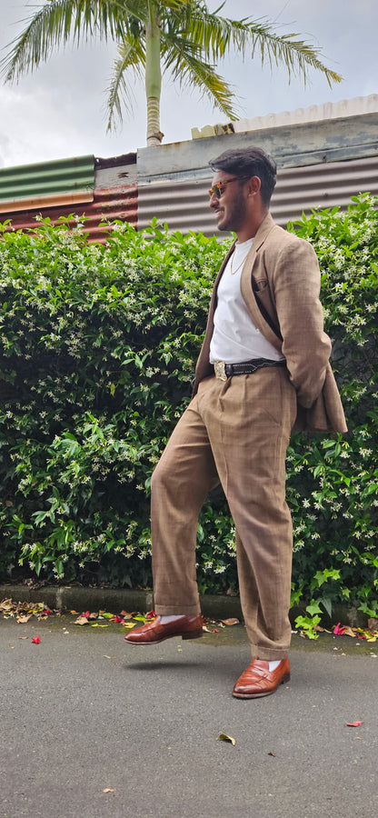 VINTAGE Brown Men's Suit