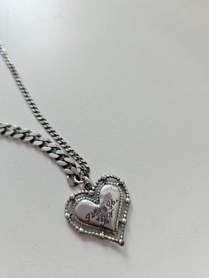 s925 I LOVE YOU Heart Necklace