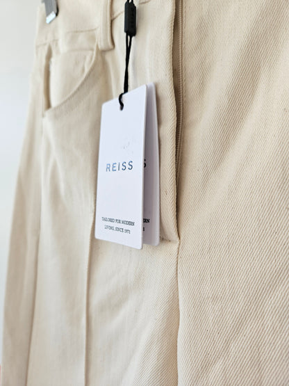 REISS Cream Flared Jeans W25 NEW